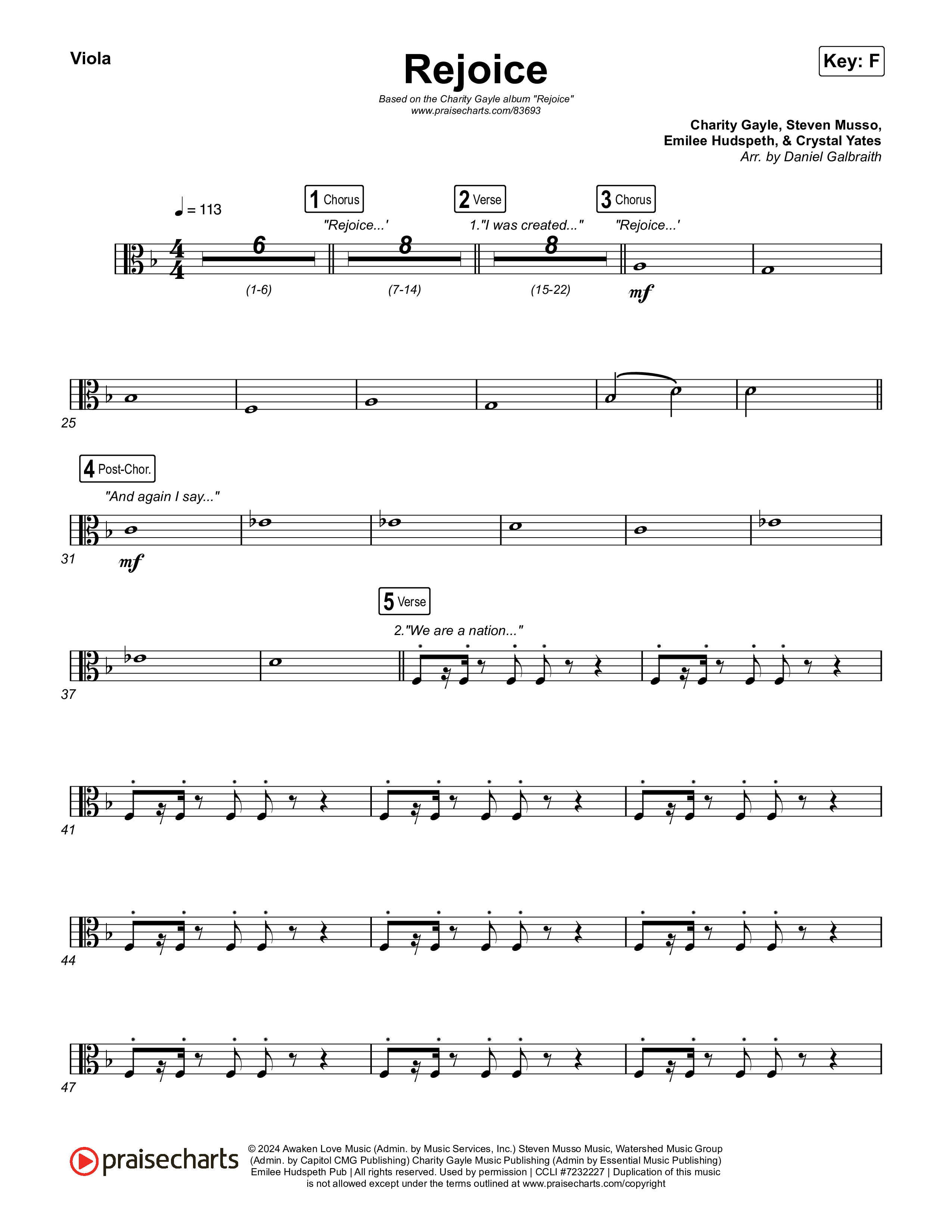 Rejoice Viola (Charity Gayle)