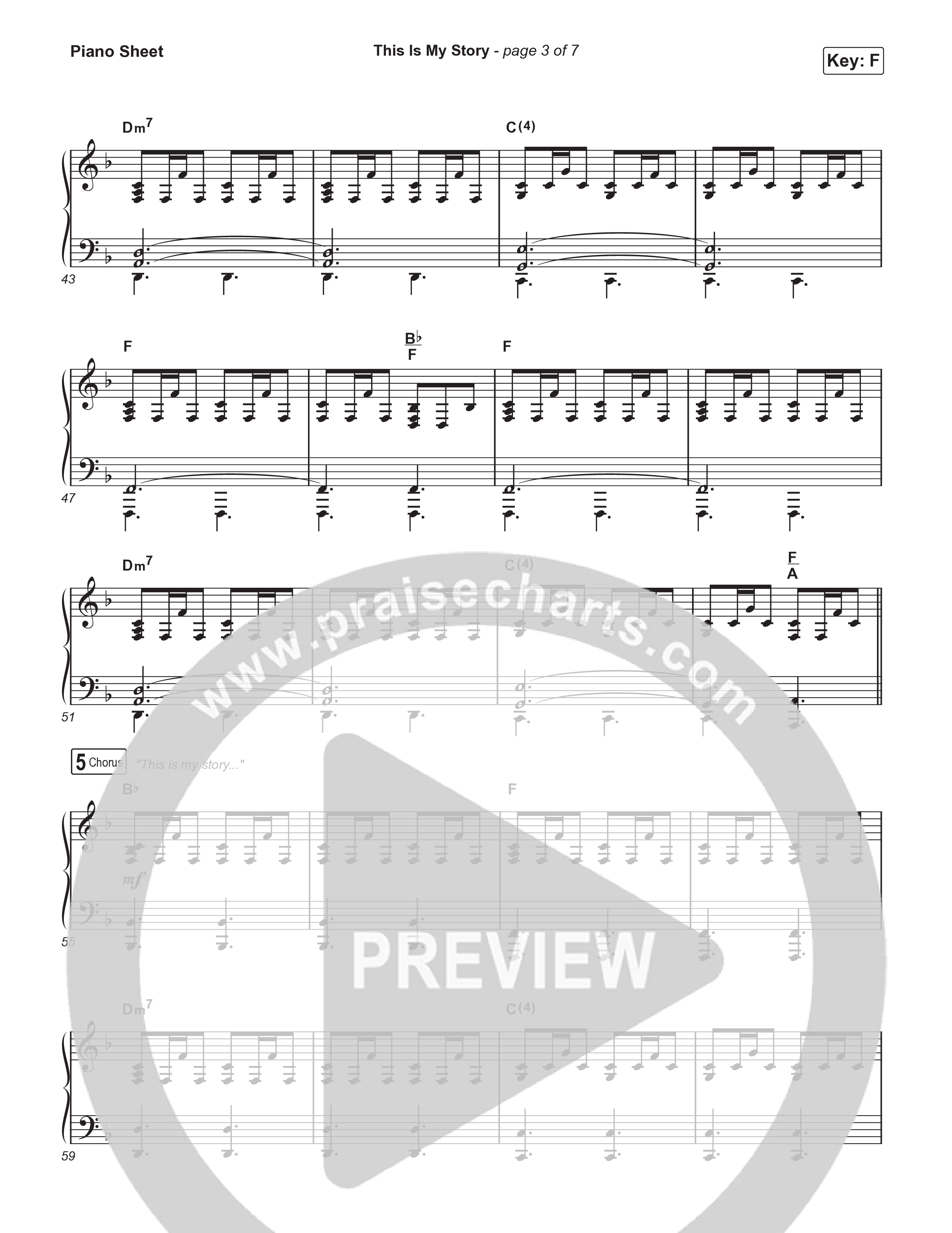 This Is My Story Piano Sheet (Charity Gayle)