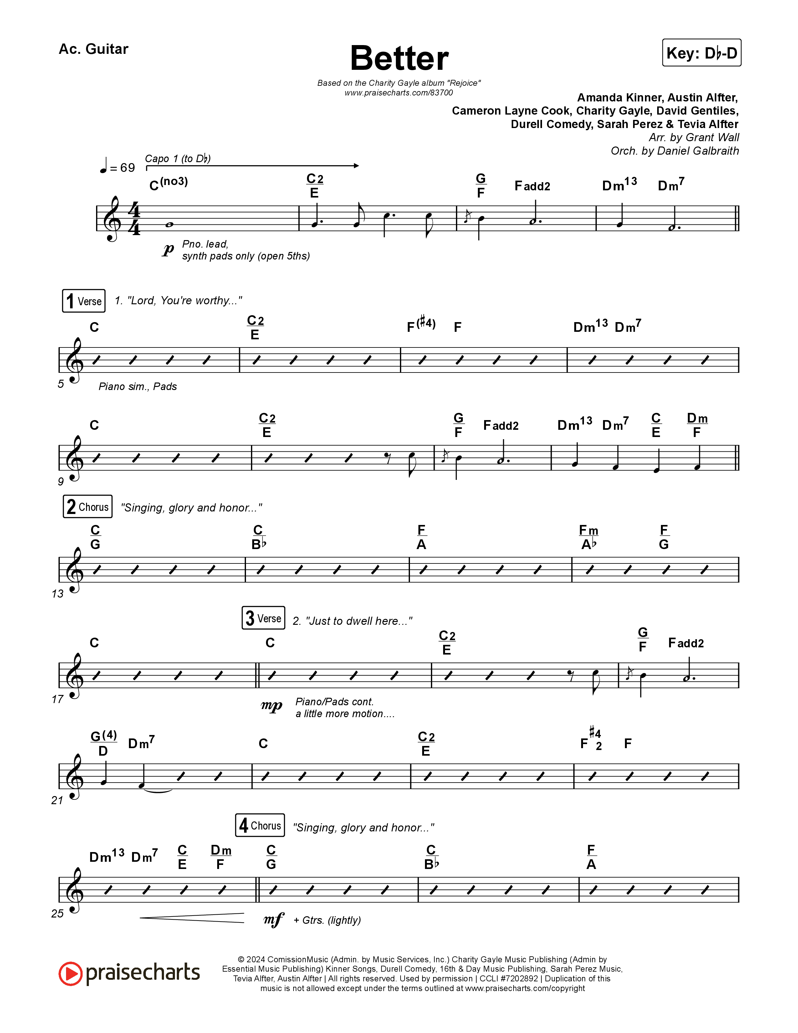 Better Acoustic Guitar (Charity Gayle)