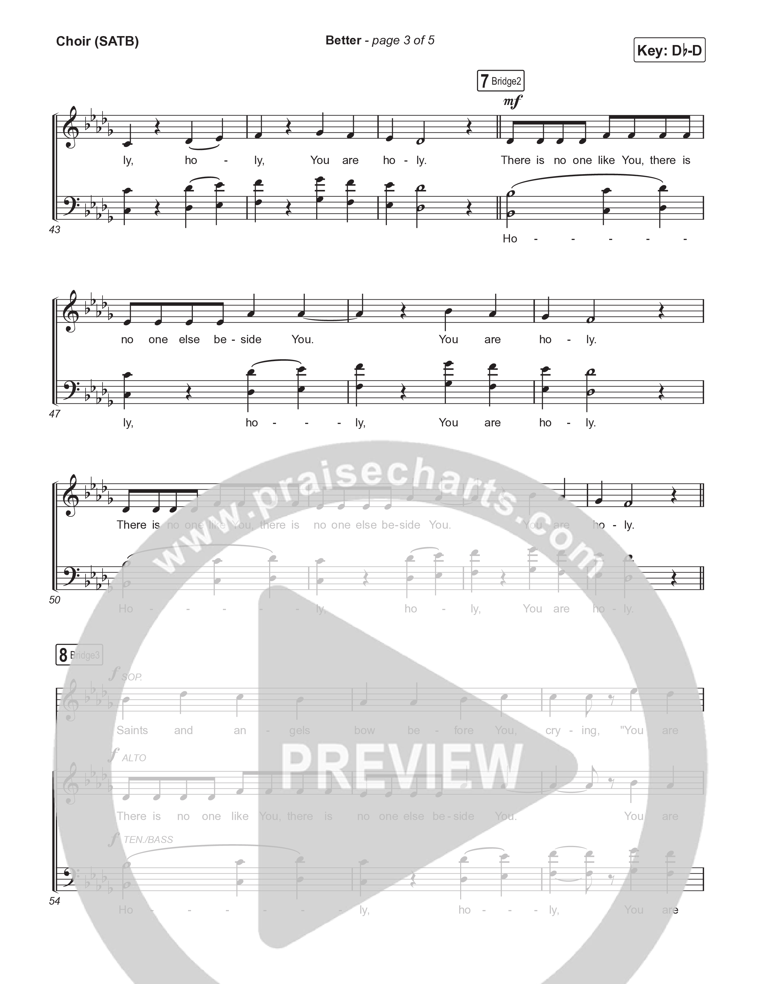 Better Choir Sheet (SATB) (Charity Gayle)