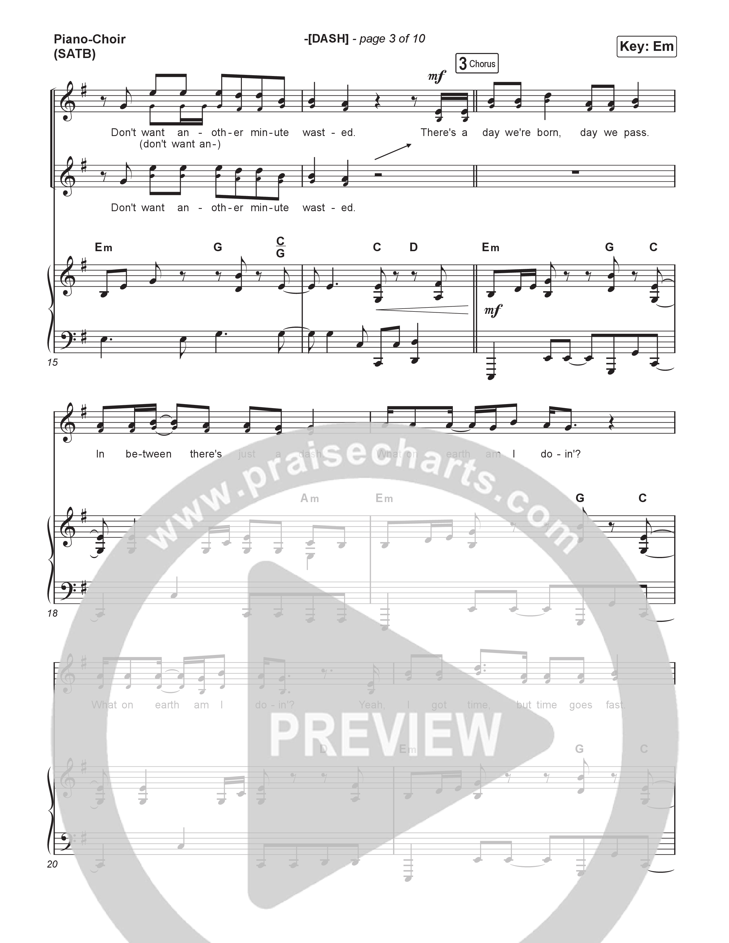 -(DASH) Piano/Vocal (SAT) (David Crowder / TobyMac)