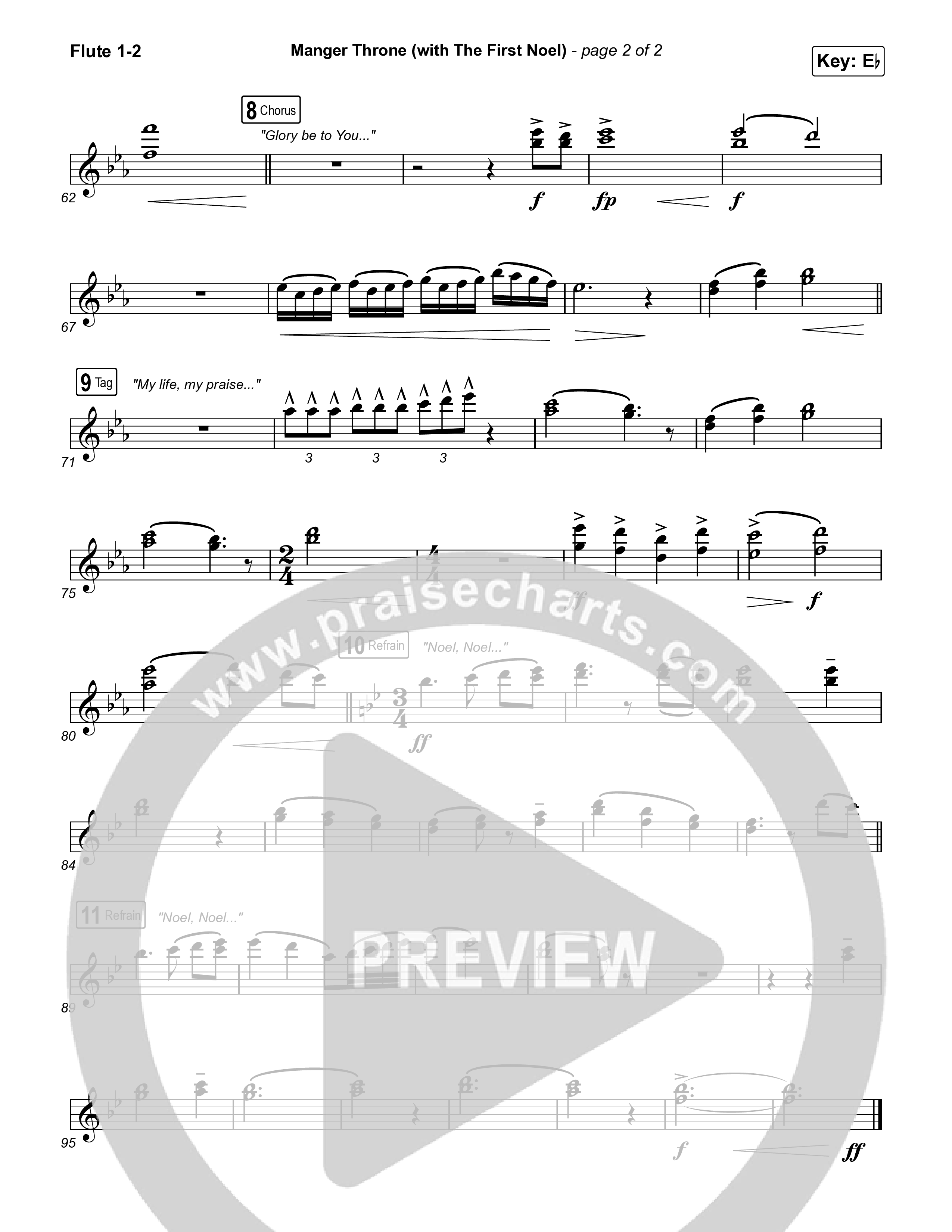 Manger Throne (with The First Noel) (Choral/SATB) Wind Pack (Travis Cottrell / Arr. Mason Brown)