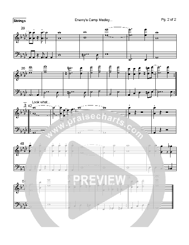 Enemy's Camp Medley Synth Strings (Lindell Cooley)