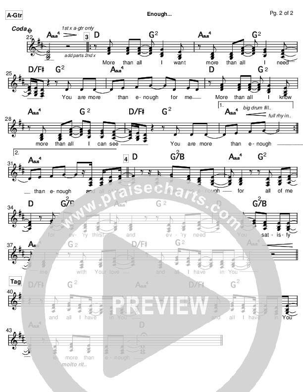 Enough Acoustic Guitar (Chris Tomlin)