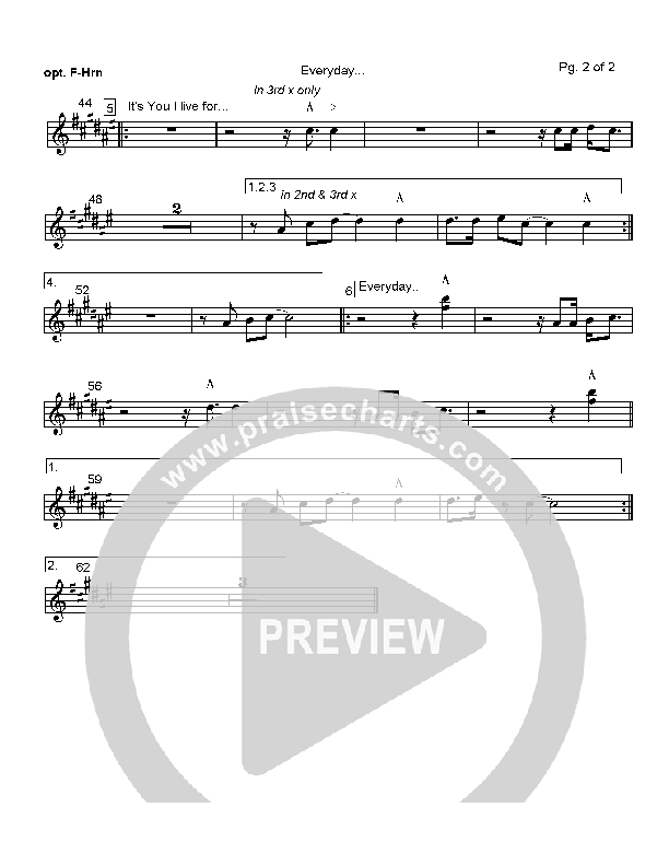 Everyday French Horn (Hillsong Worship)