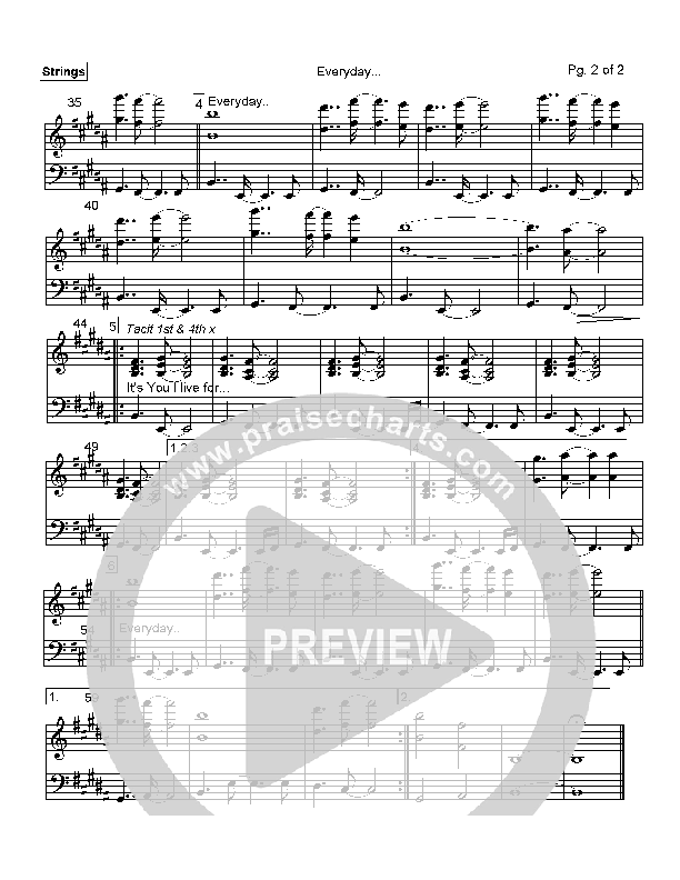 Everyday Strings (Hillsong Worship)