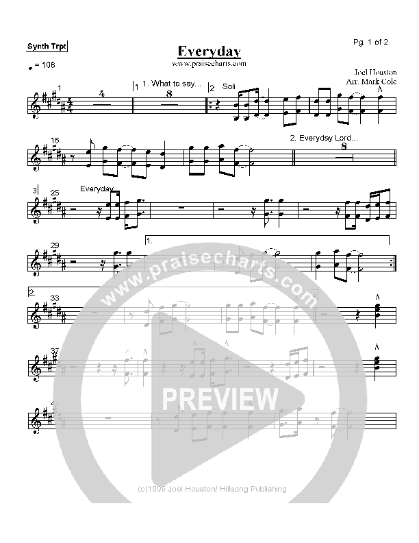 Everyday Synth (Hillsong Worship)