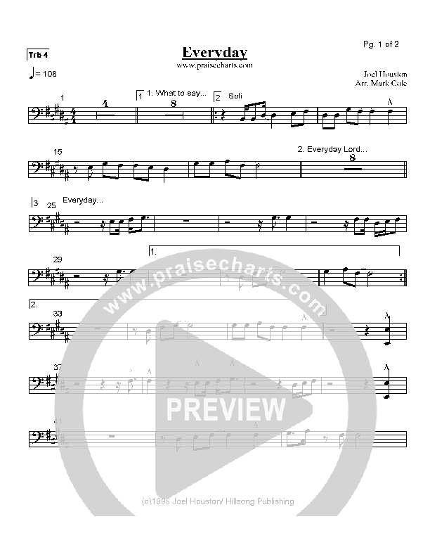 Everyday Trombone 4 (Hillsong Worship)