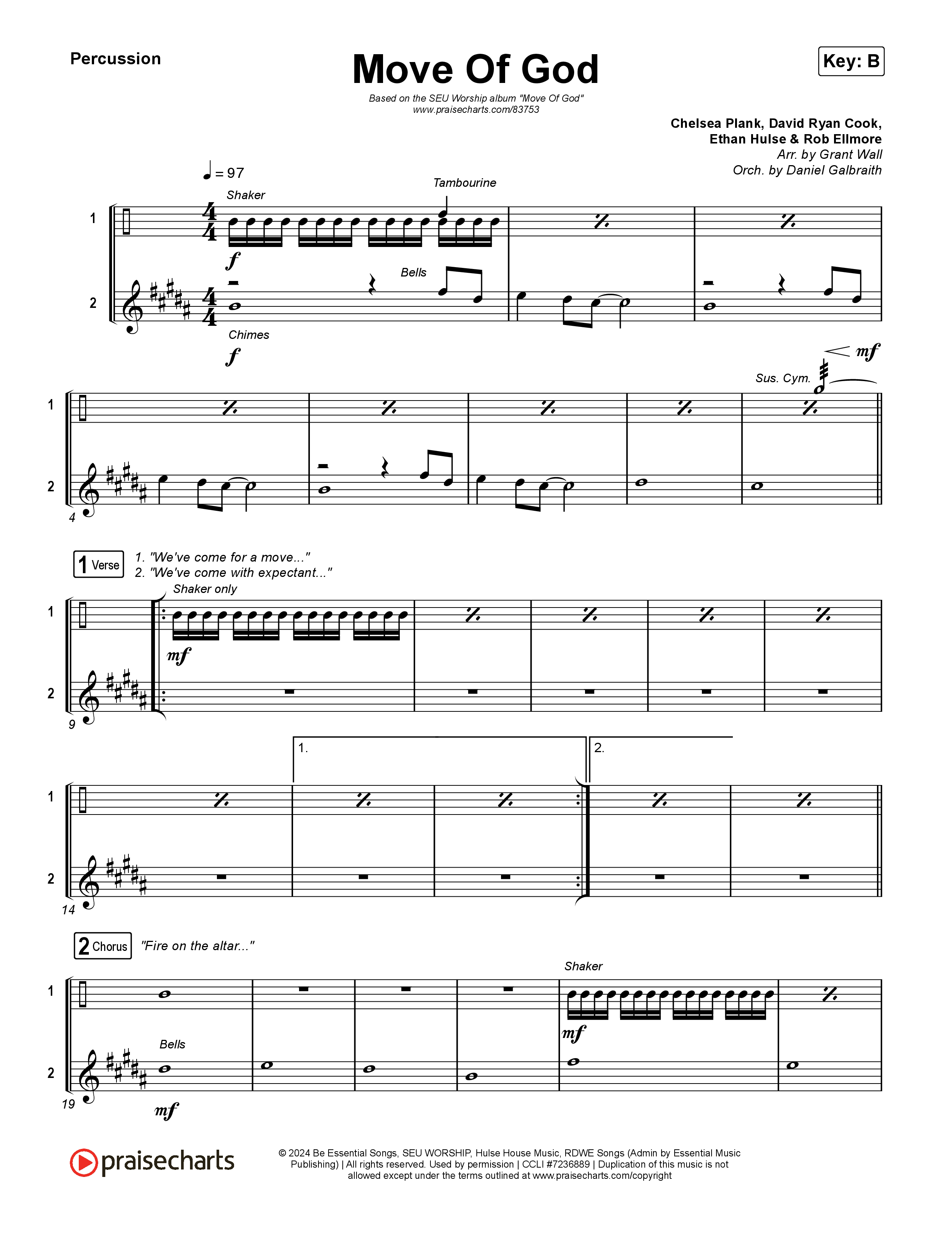 Move Of God (Live) Percussion (SEU Worship / David Ryan Cook)