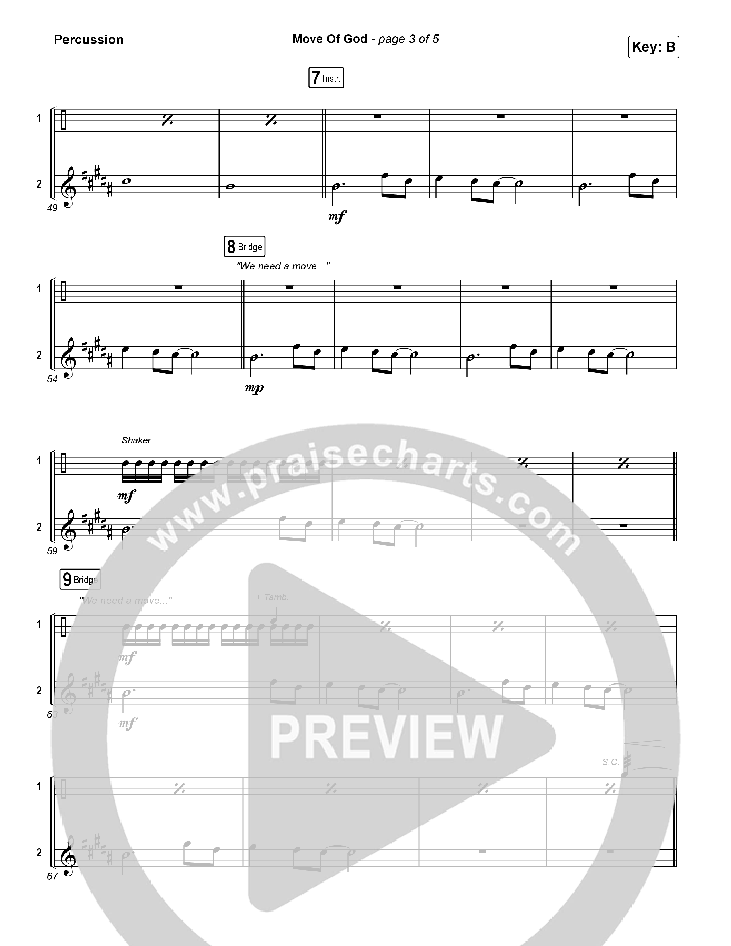 Move Of God (Live) Percussion (SEU Worship / David Ryan Cook)