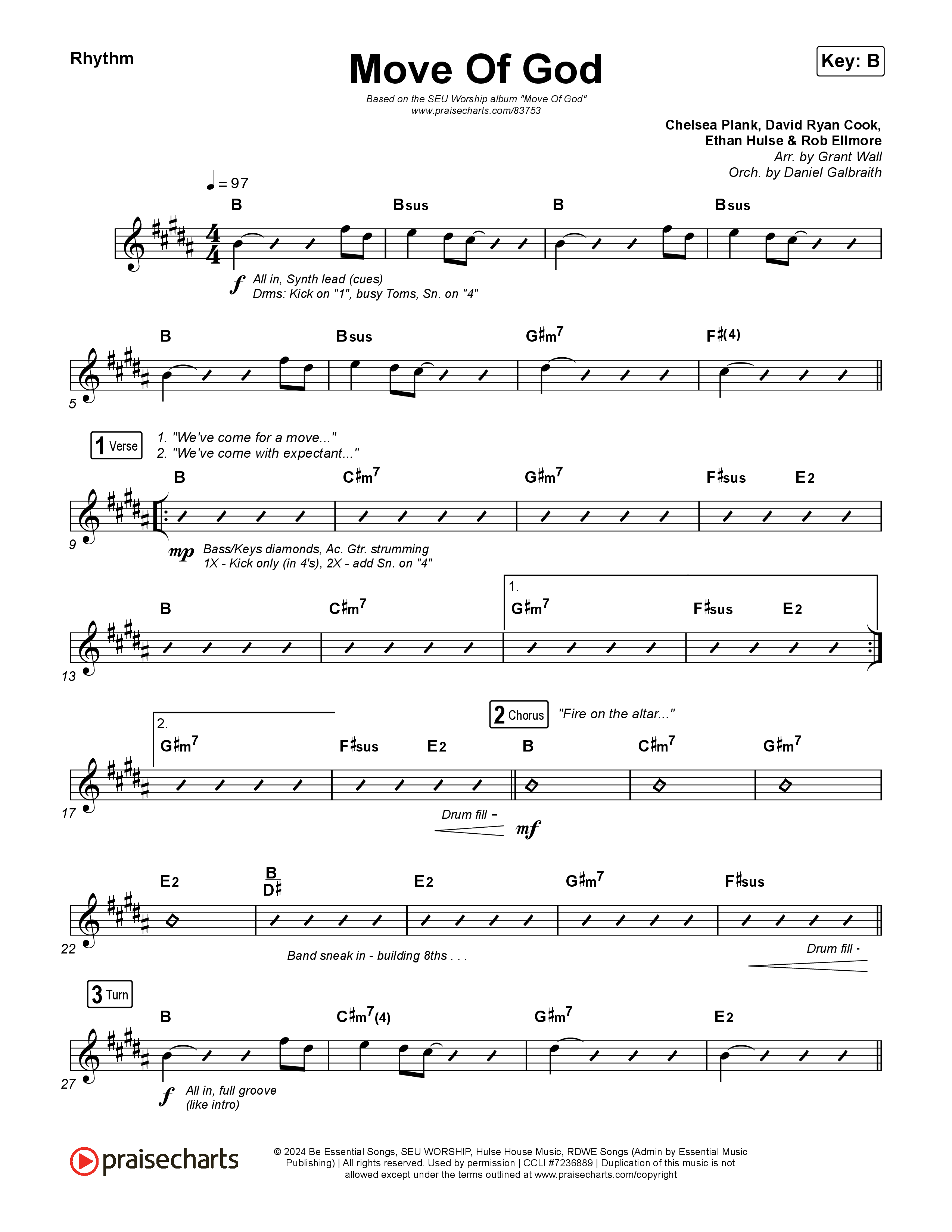 Move Of God (Live) Rhythm Pack (SEU Worship / David Ryan Cook)