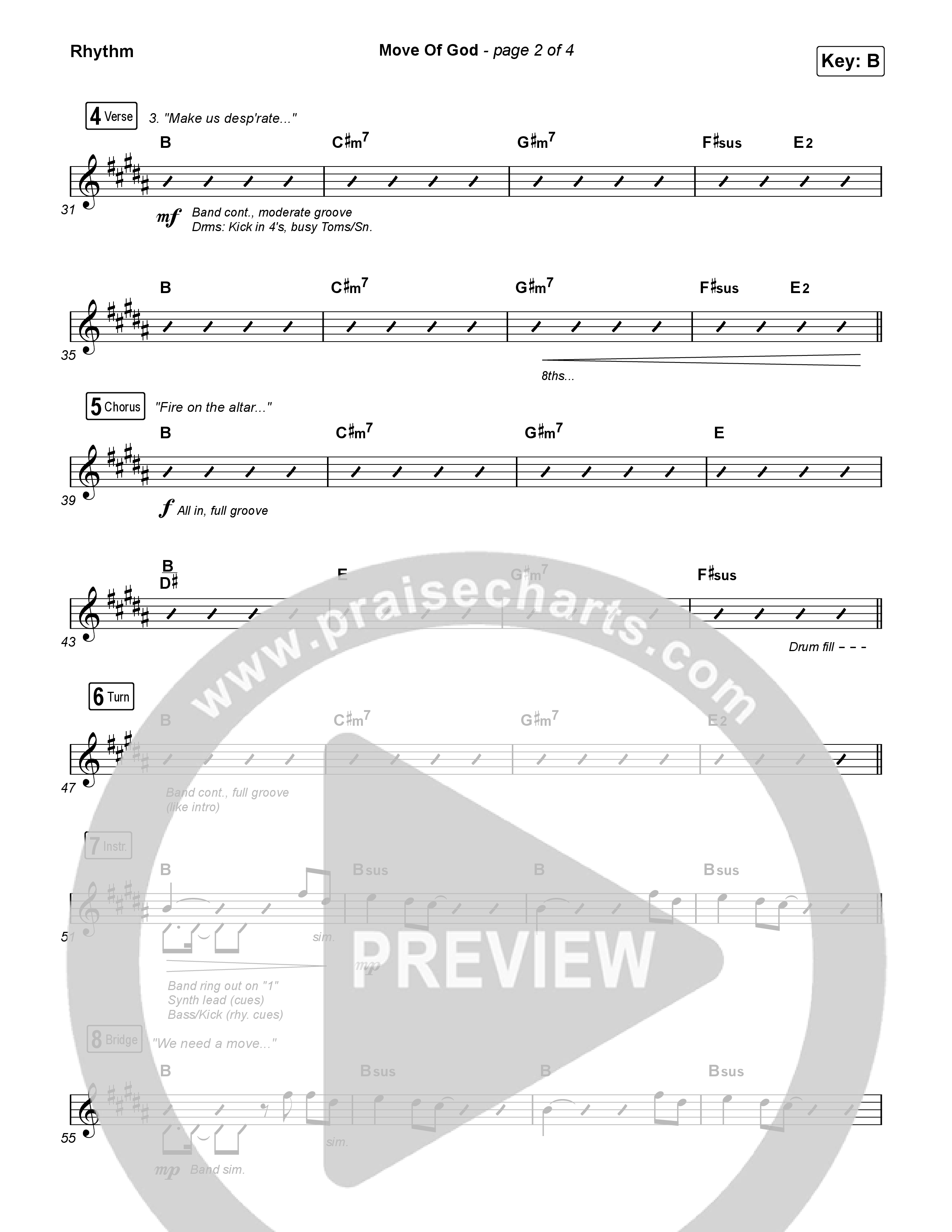 Move Of God (Live) Rhythm Pack (SEU Worship / David Ryan Cook)