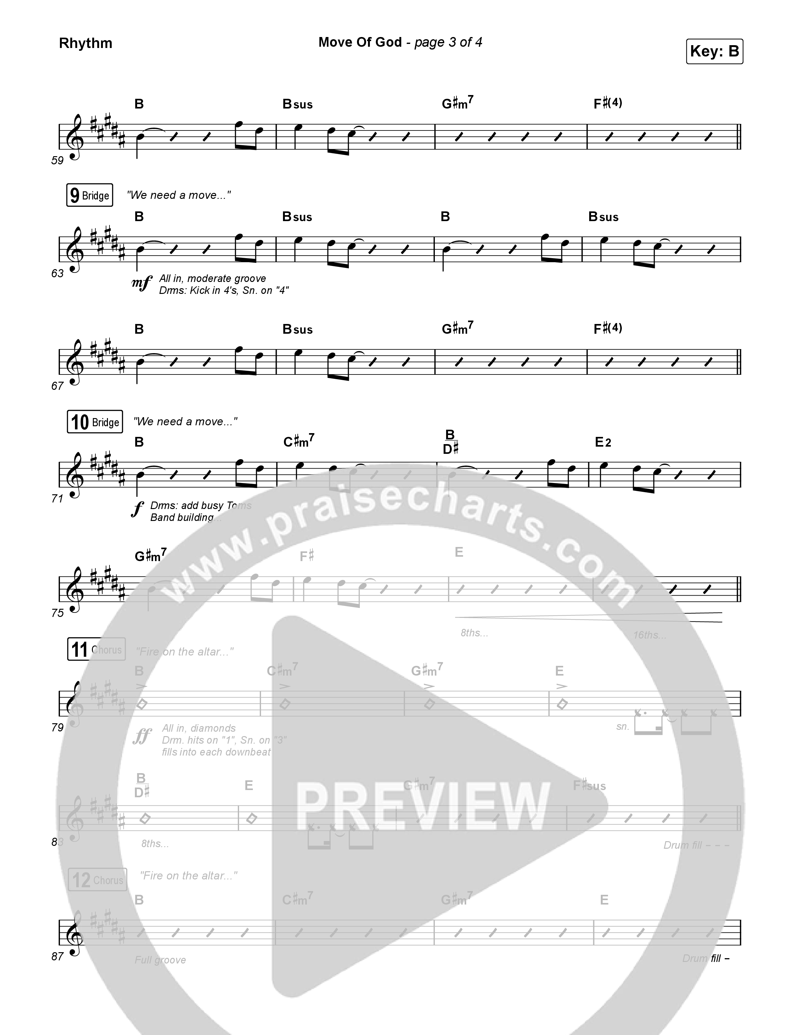 Move Of God (Live) Rhythm Pack (SEU Worship / David Ryan Cook)