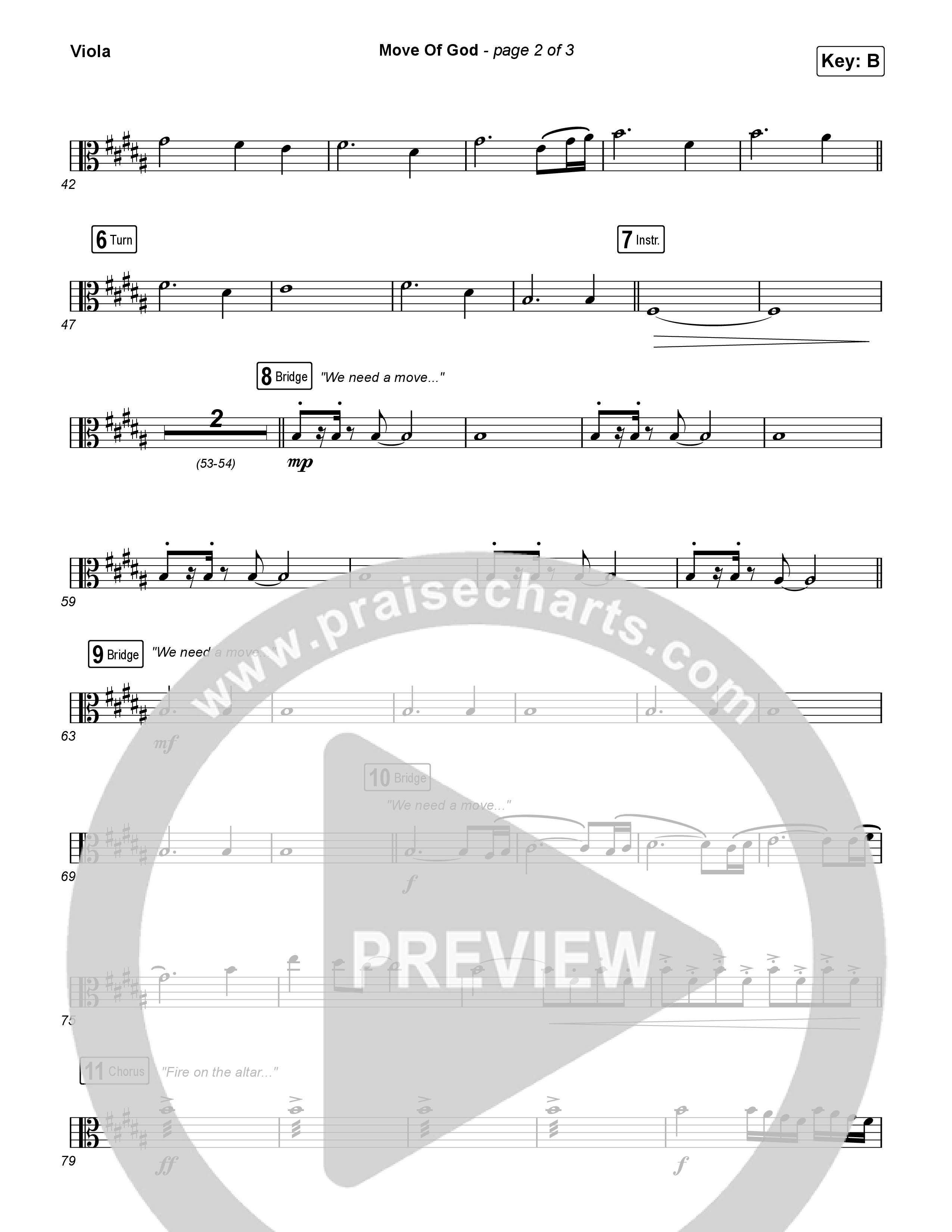 Move Of God (Live) Viola (SEU Worship / David Ryan Cook)