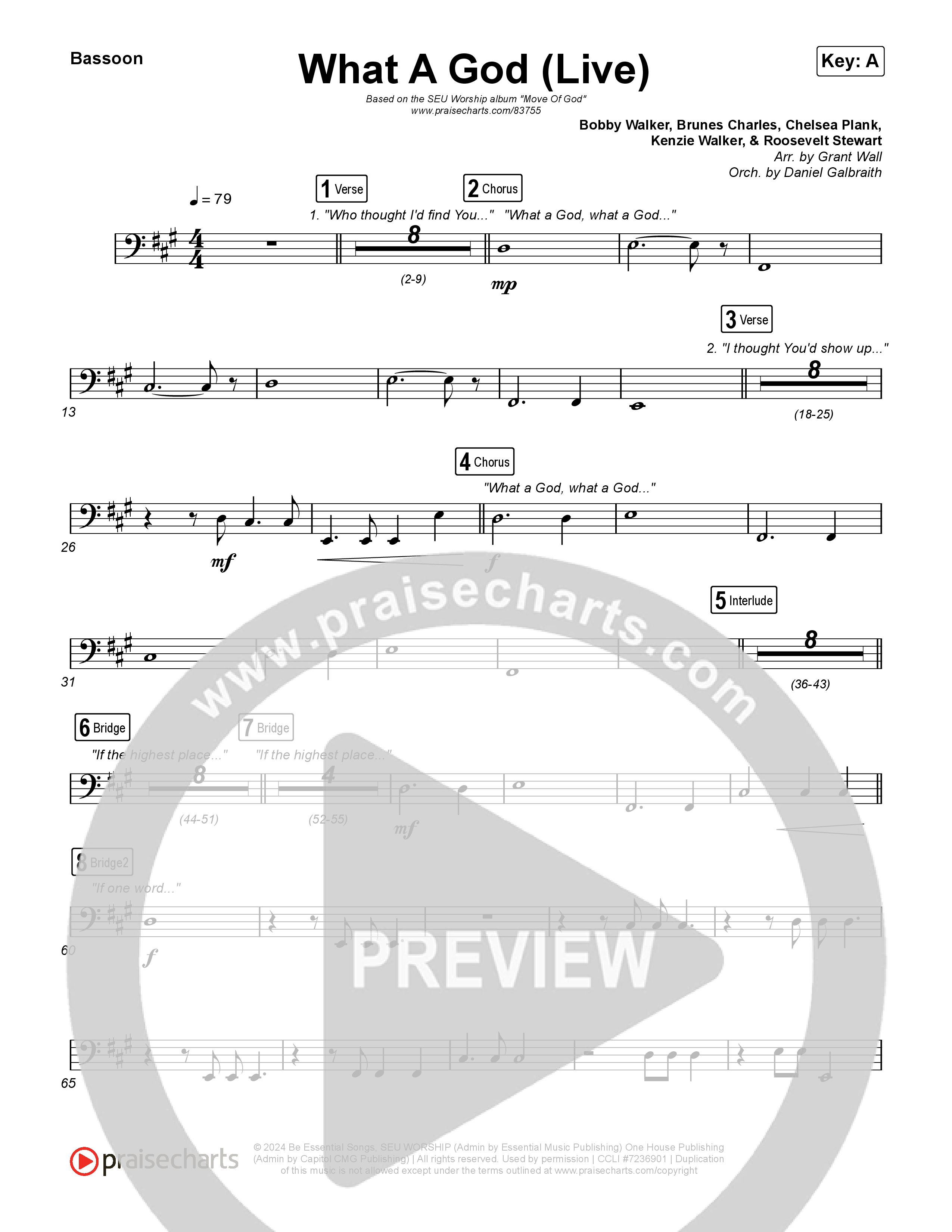 What A God (Live) Bassoon (SEU Worship / One House / Chelsea Plank / Kenzie Walker / Roosevelt Stewart)