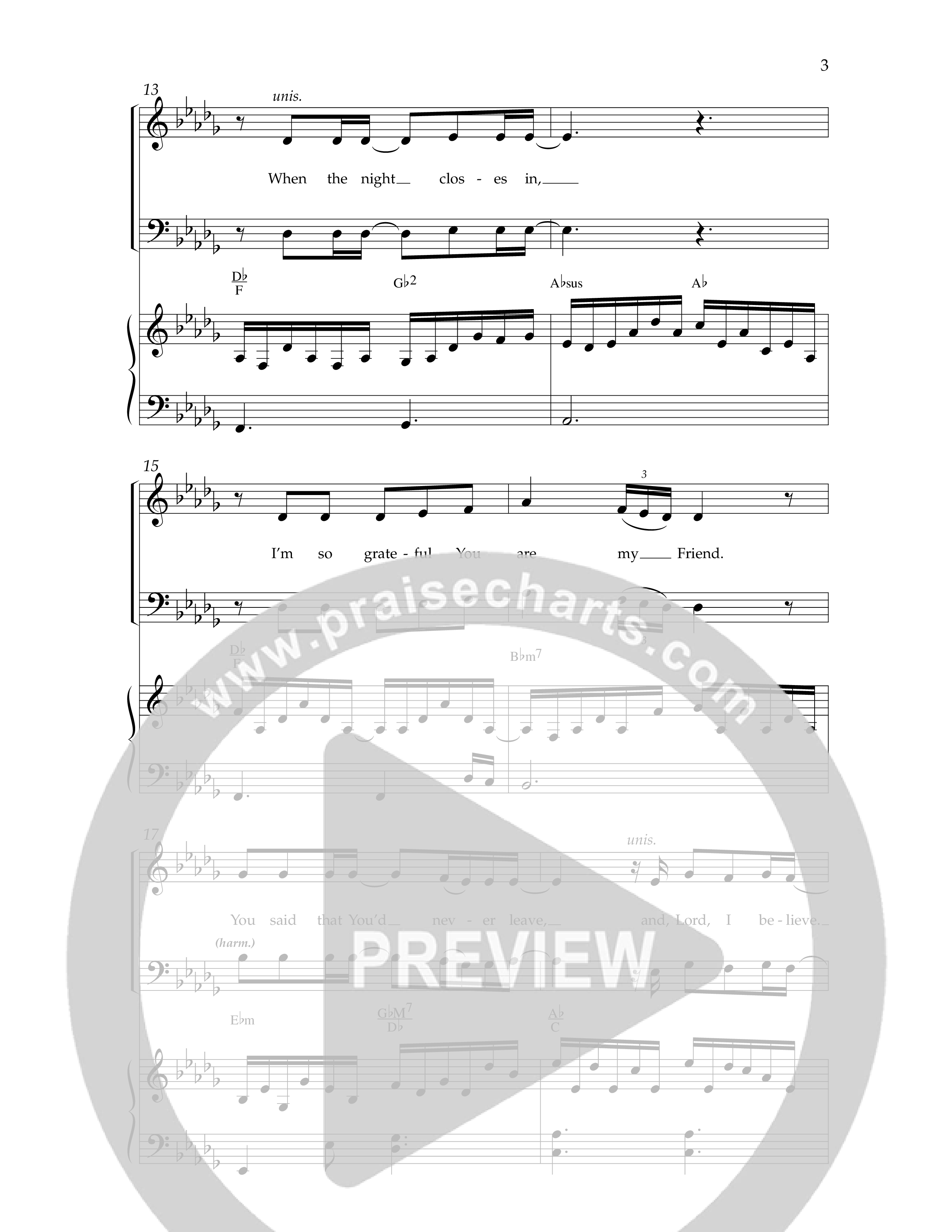 All Your Promises Are True (Choral Anthem SATB) Anthem (SATB/Piano) (Lifeway Choral / Arr. J. Daniel Smith)