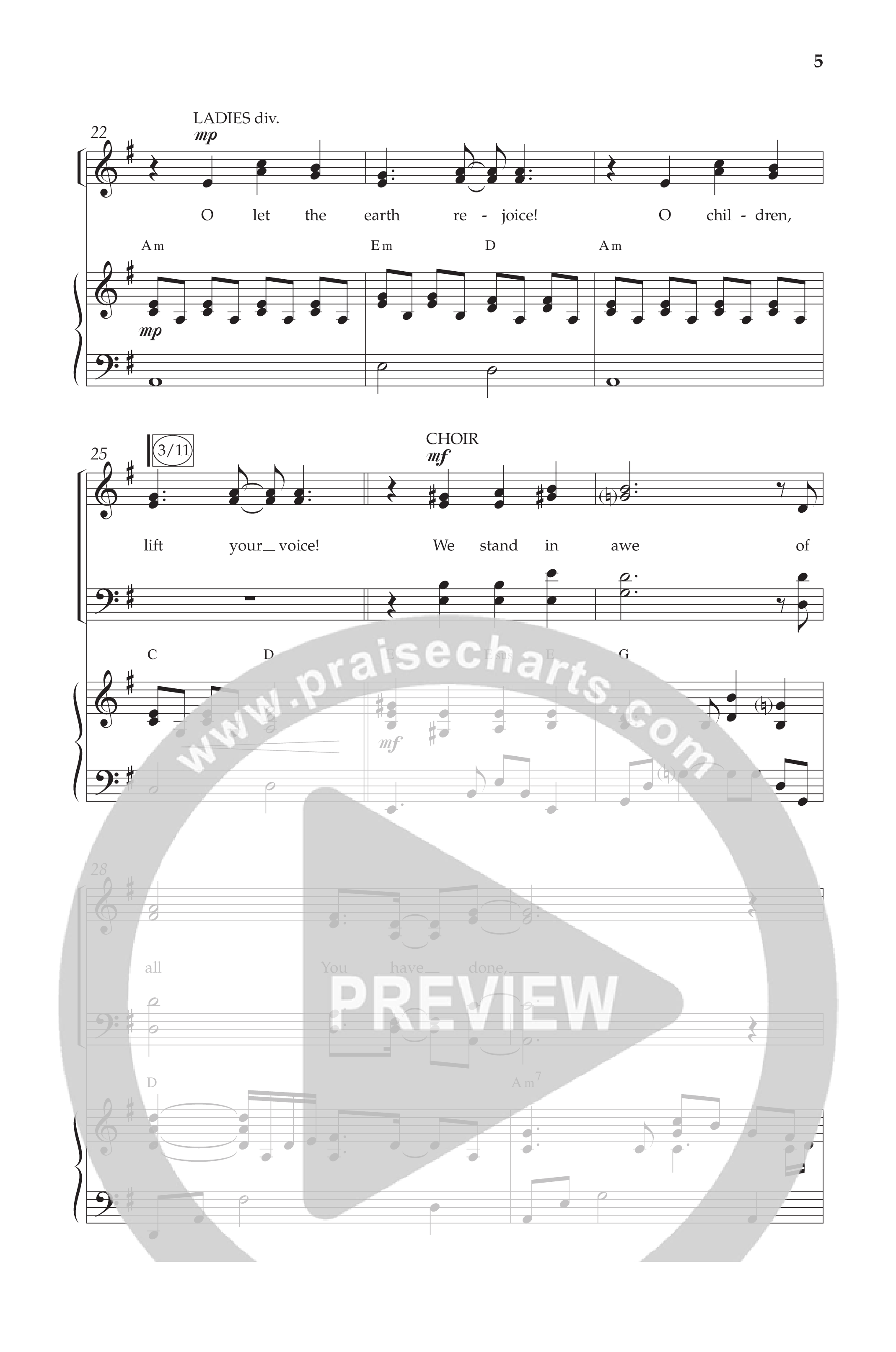 Almighty One (Choral Anthem SATB) Anthem (SATB/Piano) (Lifeway Choral / Arr. Bradley Knight)