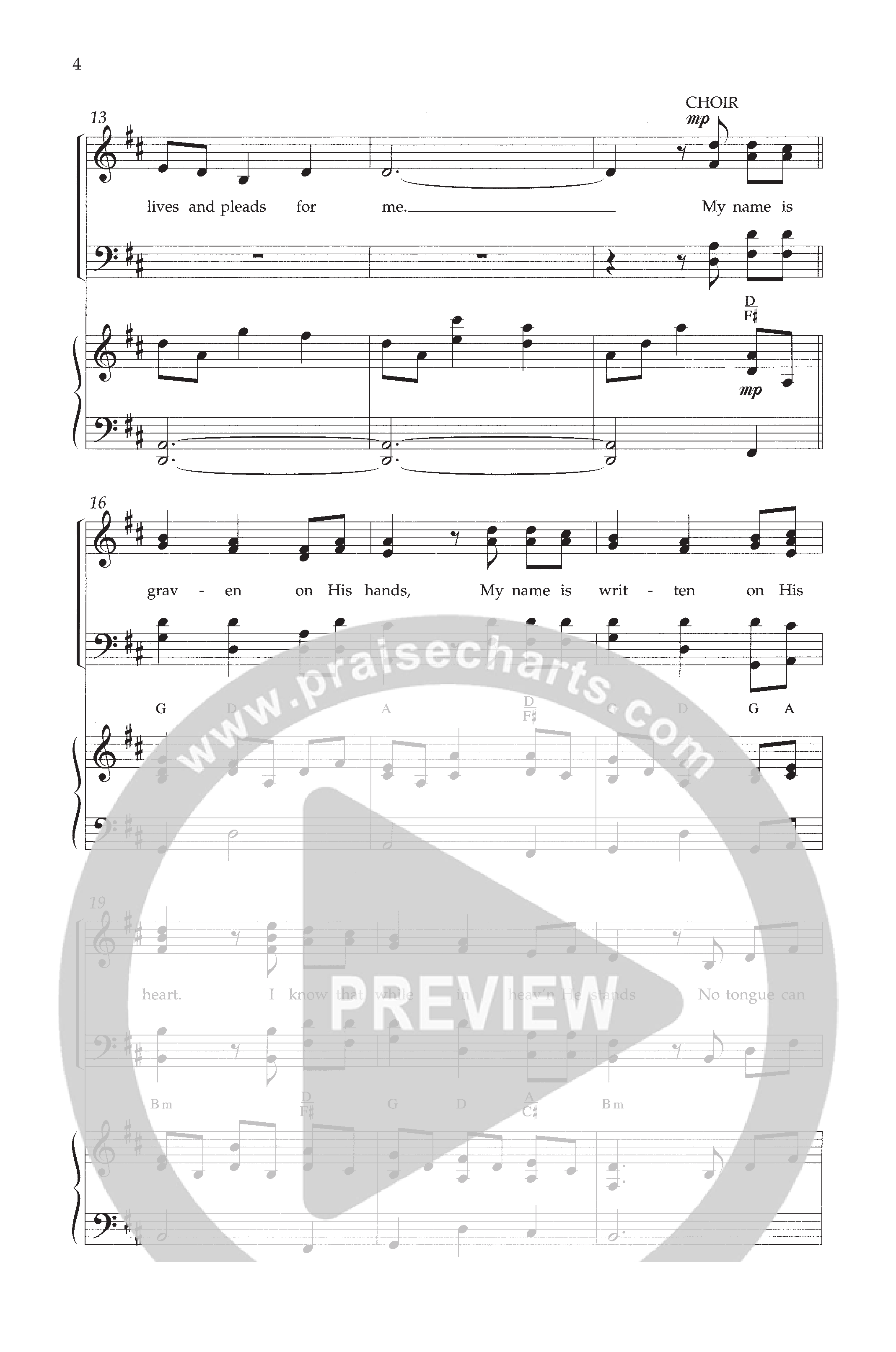 Before The Throne Of God Above (Choral Anthem SATB) Anthem (SATB/Piano) (Lifeway Choral / Arr. Camp Kirkland)