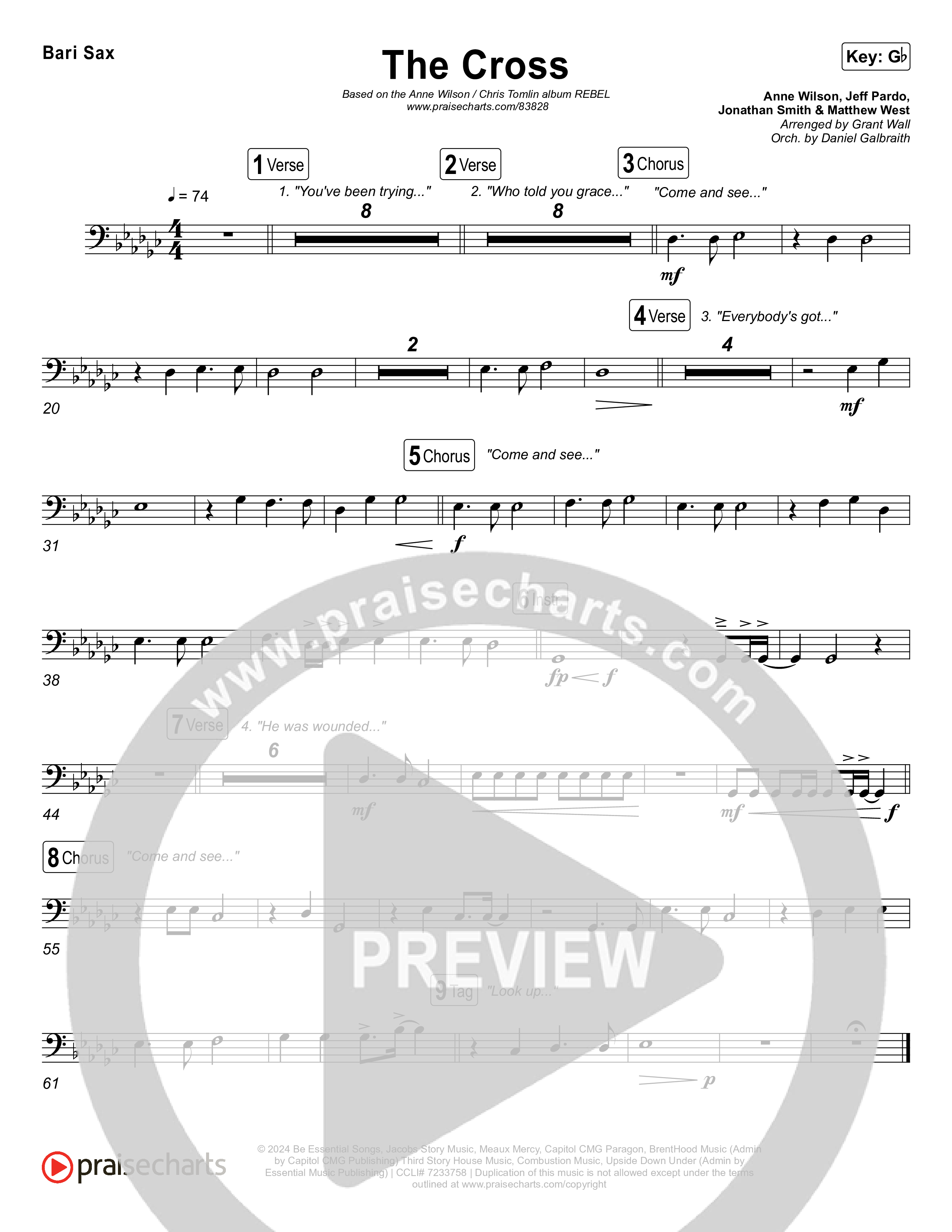 The Cross Sax Pack (Anne Wilson / Chris Tomlin)