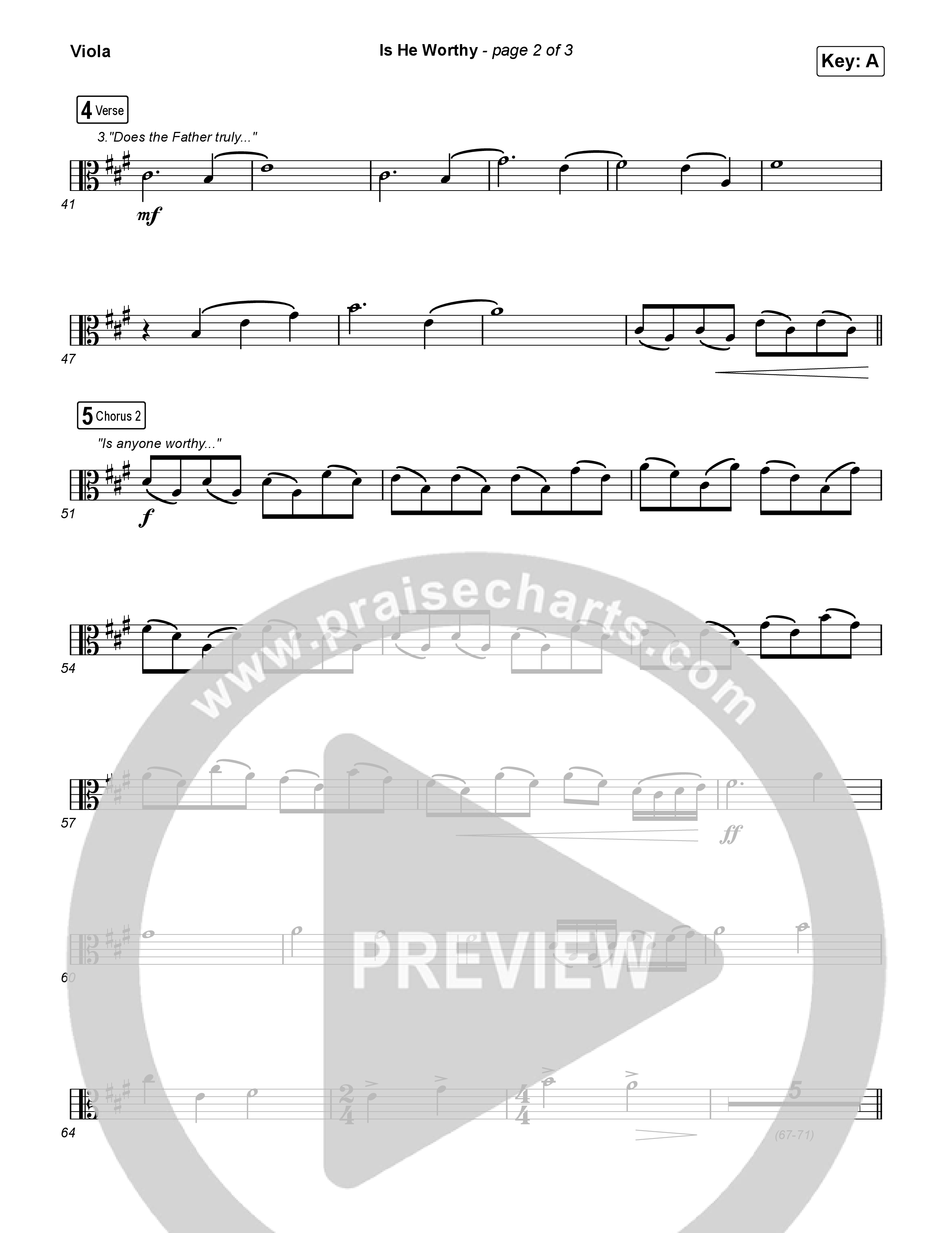 Is He Worthy Viola (CeCe Winans)