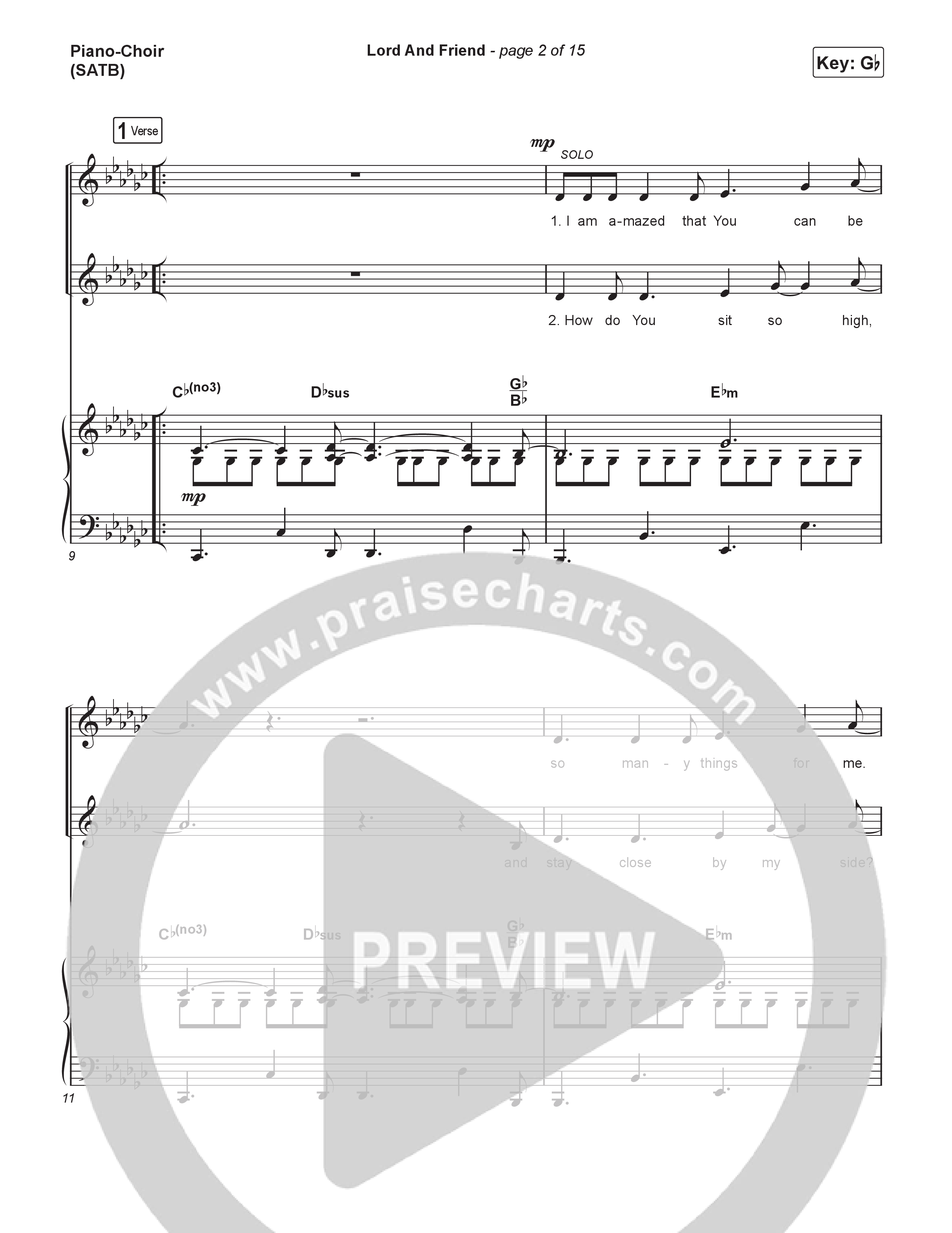 Lord And Friend Piano/Vocal Pack (CeCe Winans)