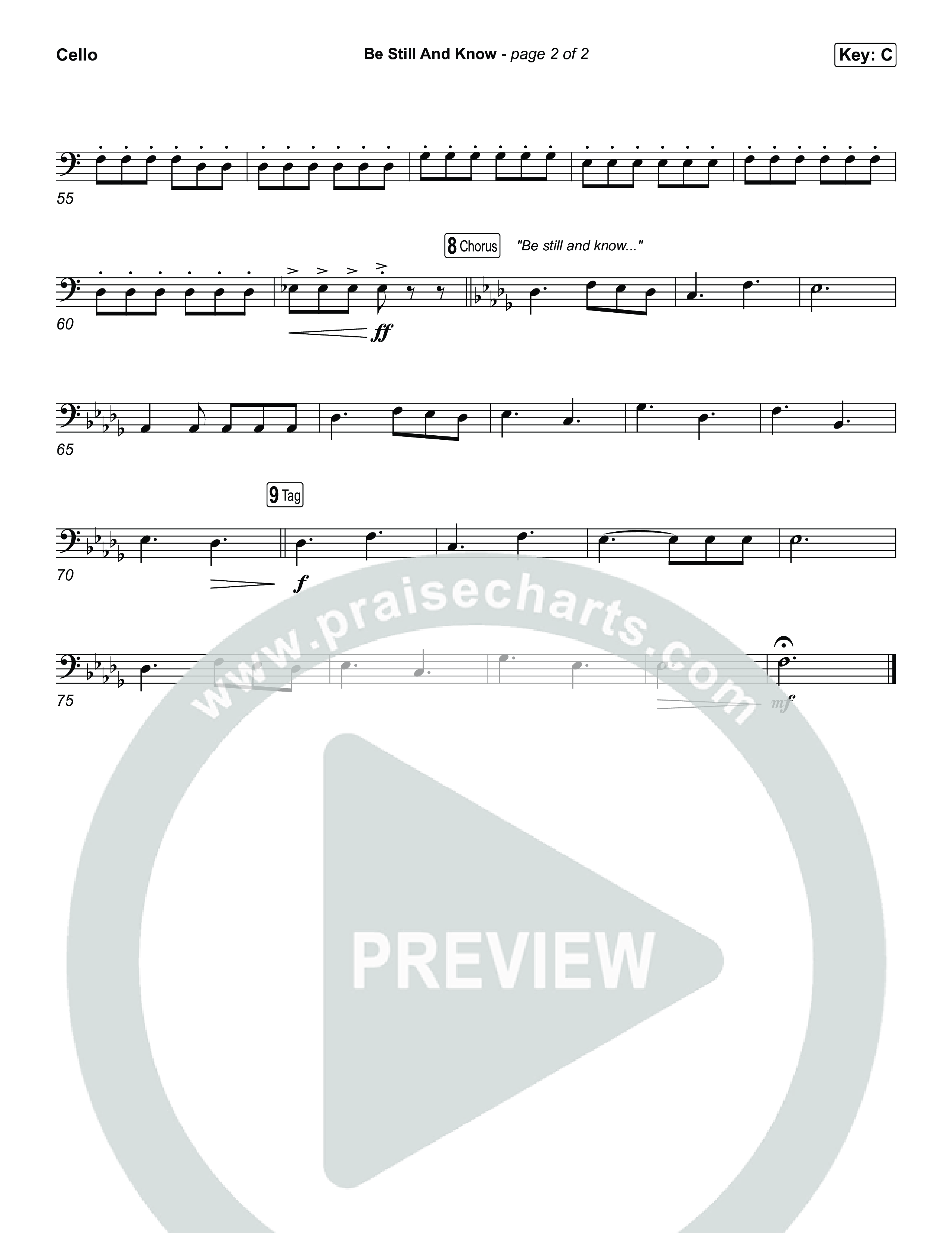 Be Still And Know Cello (CeCe Winans)