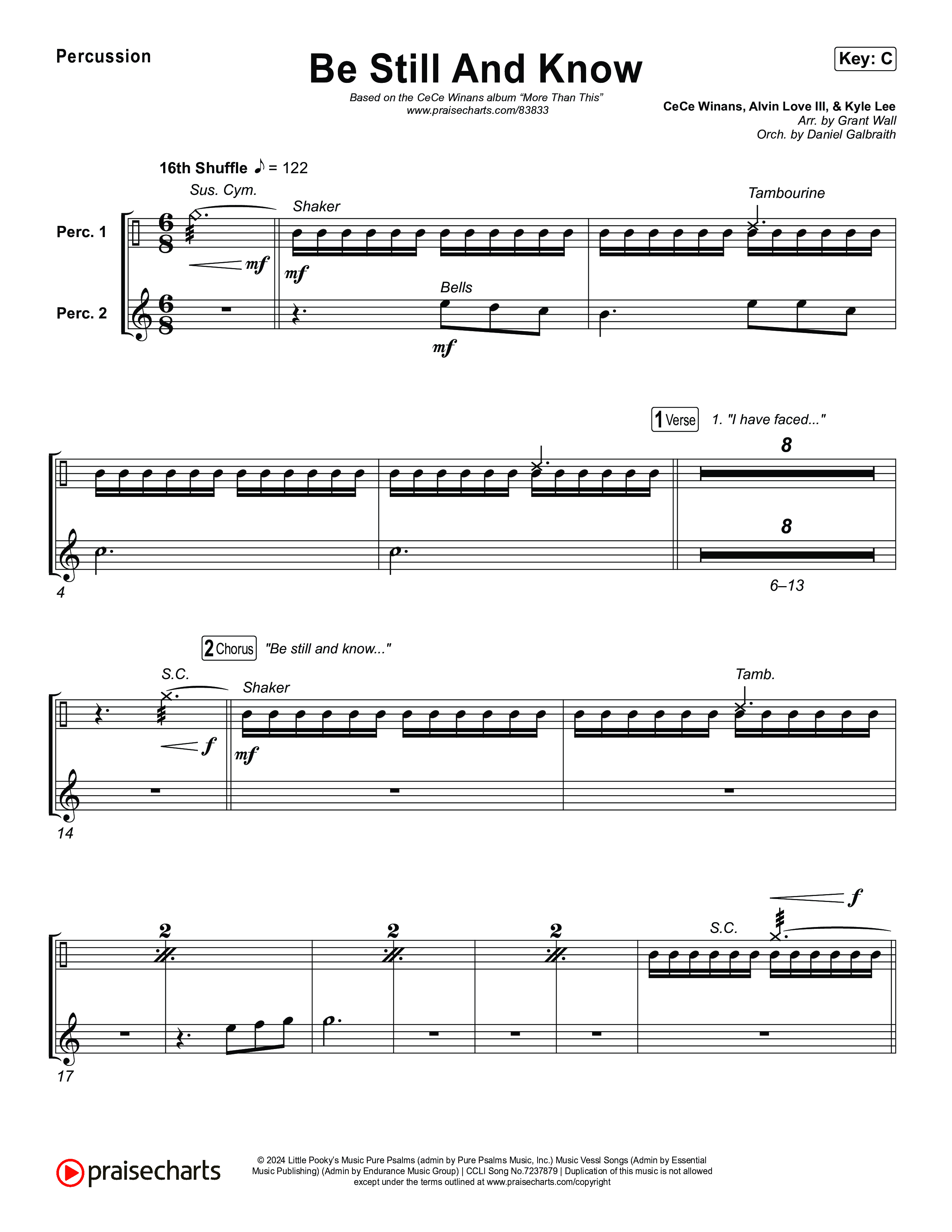 Be Still And Know Percussion (CeCe Winans)