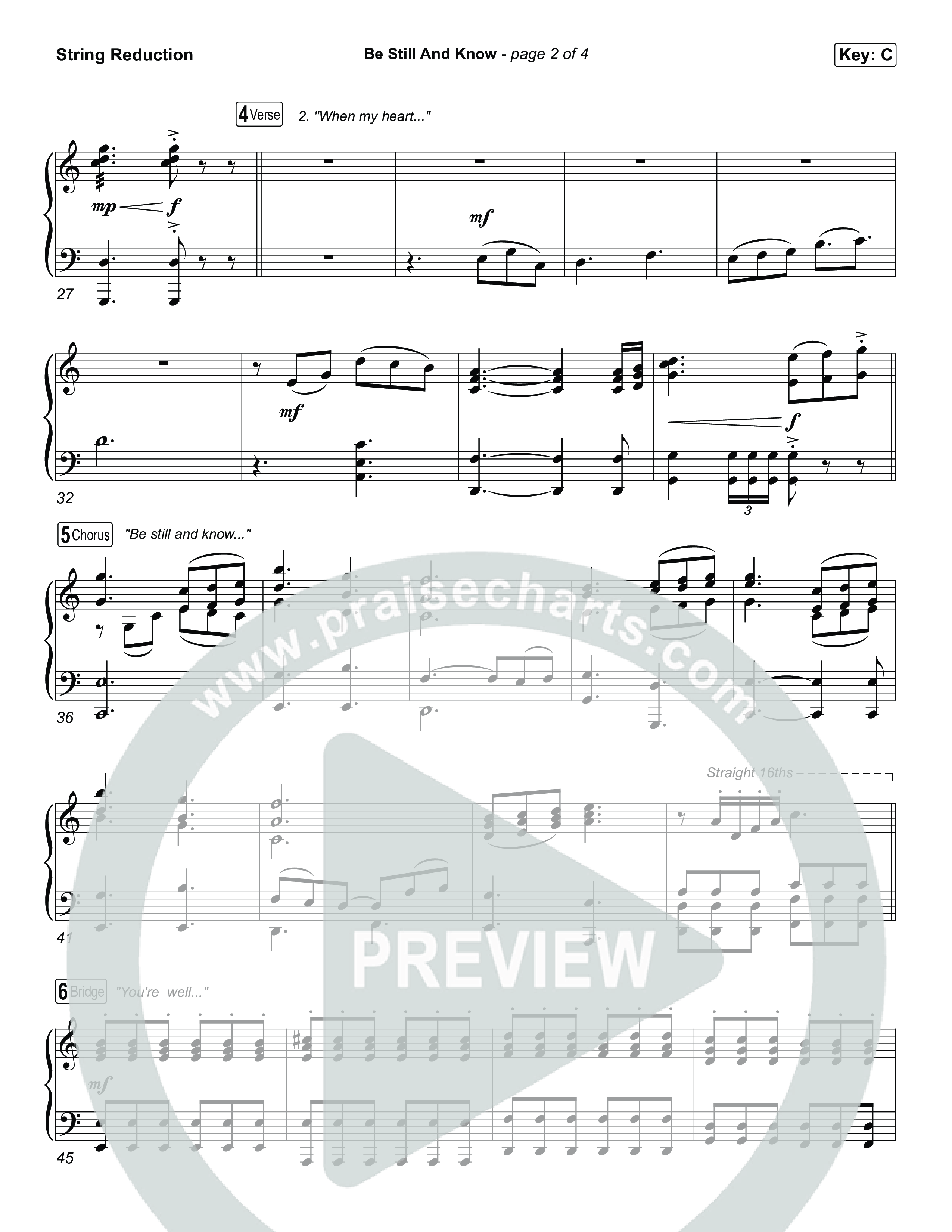 Be Still And Know String Reduction (CeCe Winans)