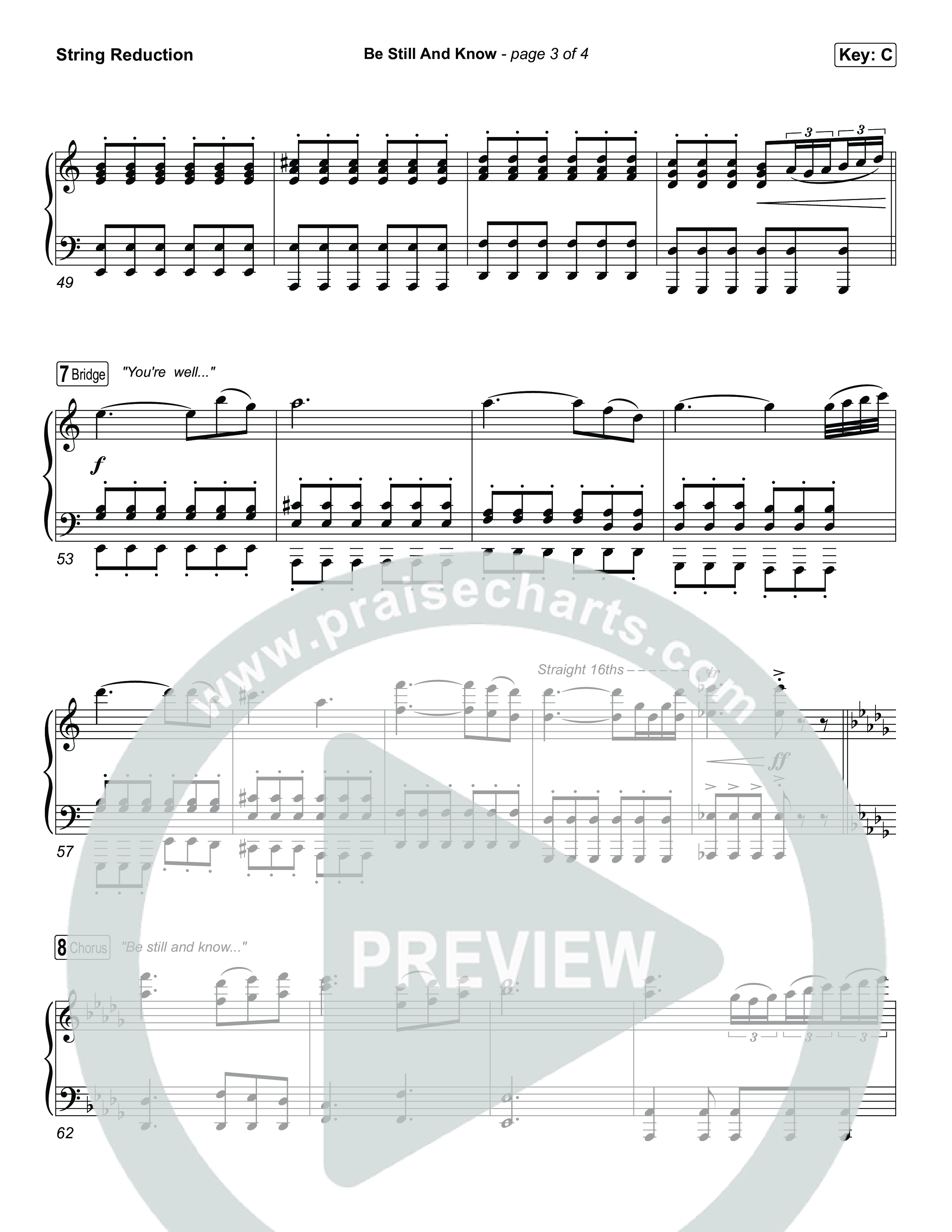 Be Still And Know String Reduction (CeCe Winans)