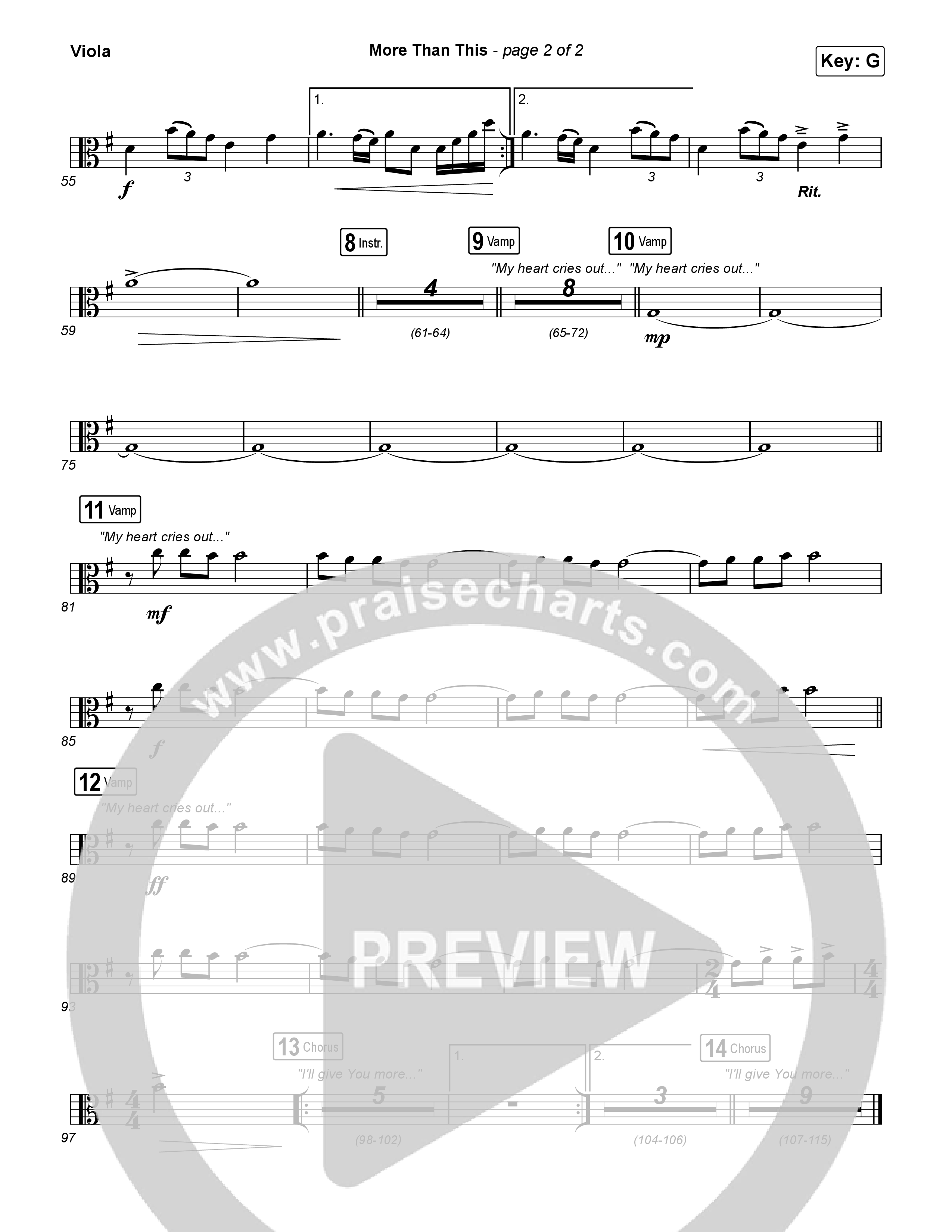 More Than This Viola (CeCe Winans / Todd Dulaney)