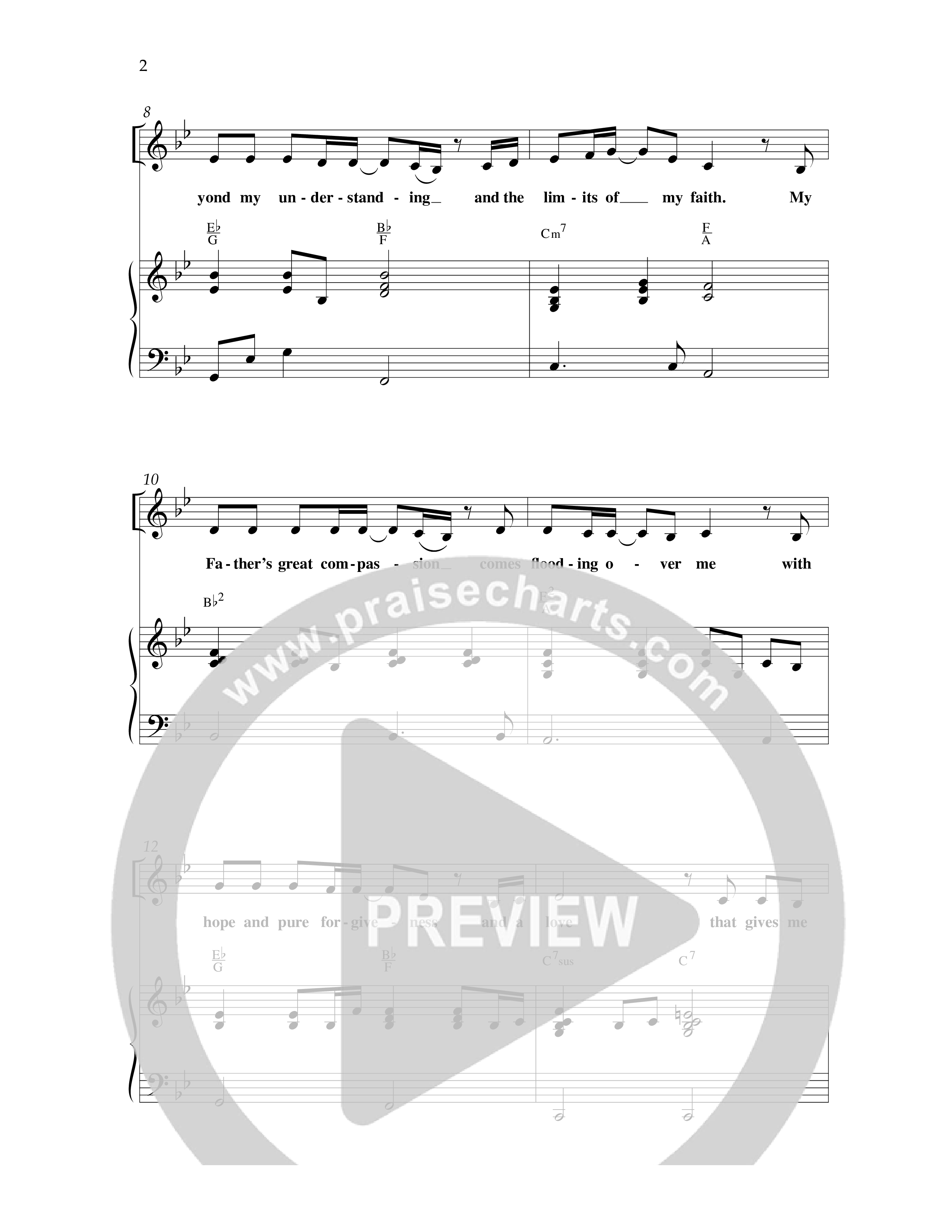 Awesome Love (with The Love Of God) (Choral Anthem SATB) Anthem (SATB/Piano) (Lifeway Choral / Arr. Dave Williamson)