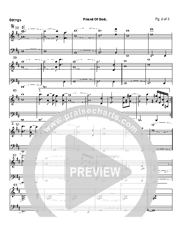 Friend Of God Strings (Lakewood Church)