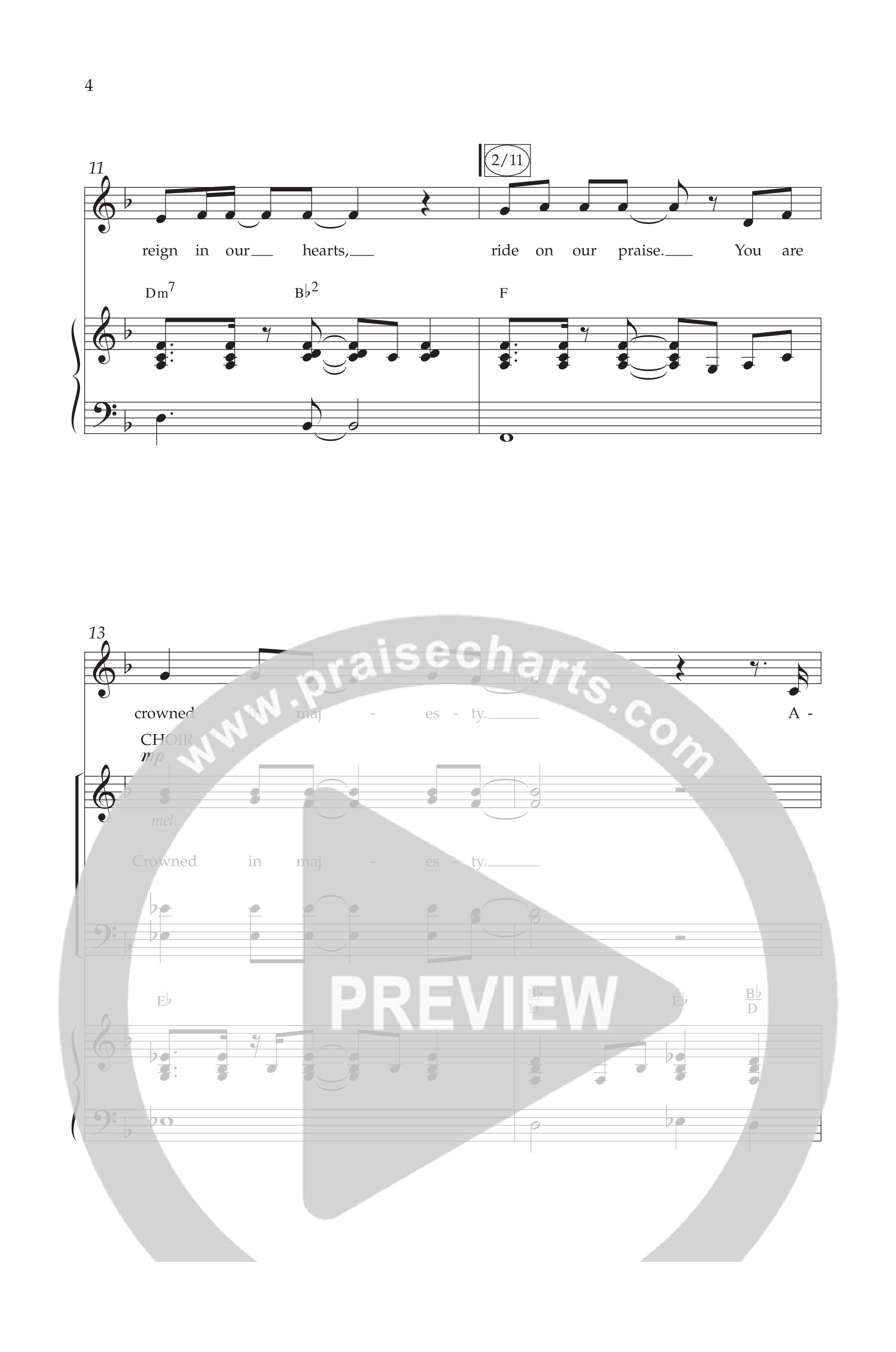 Hail To The King (Choral Anthem SATB) Anthem (SATB/Piano) (Lifeway Choral / Arr. J. Daniel Smith)
