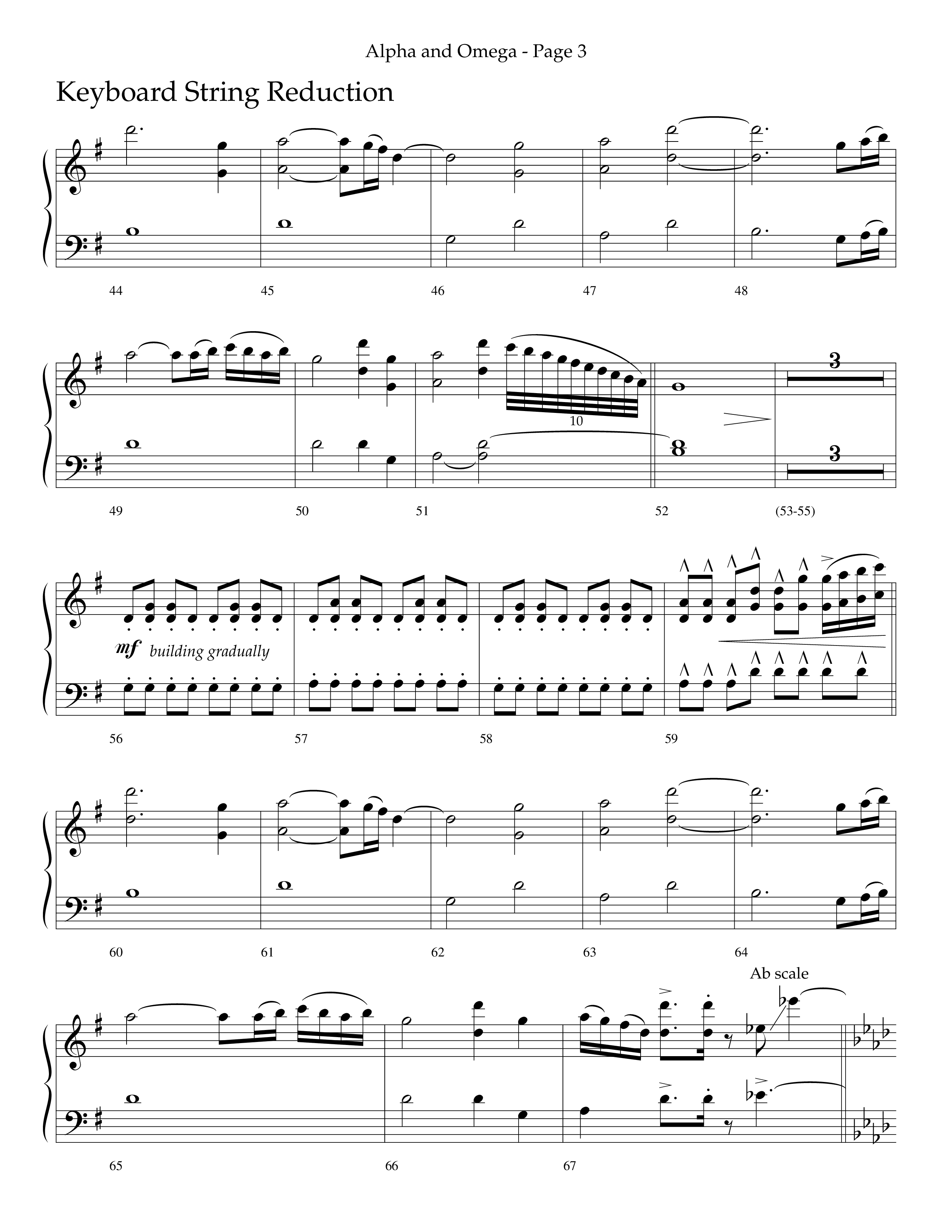 Alpha And Omega (Choral Anthem SATB) String Reduction (Lifeway Choral / Arr. Cliff Duren)