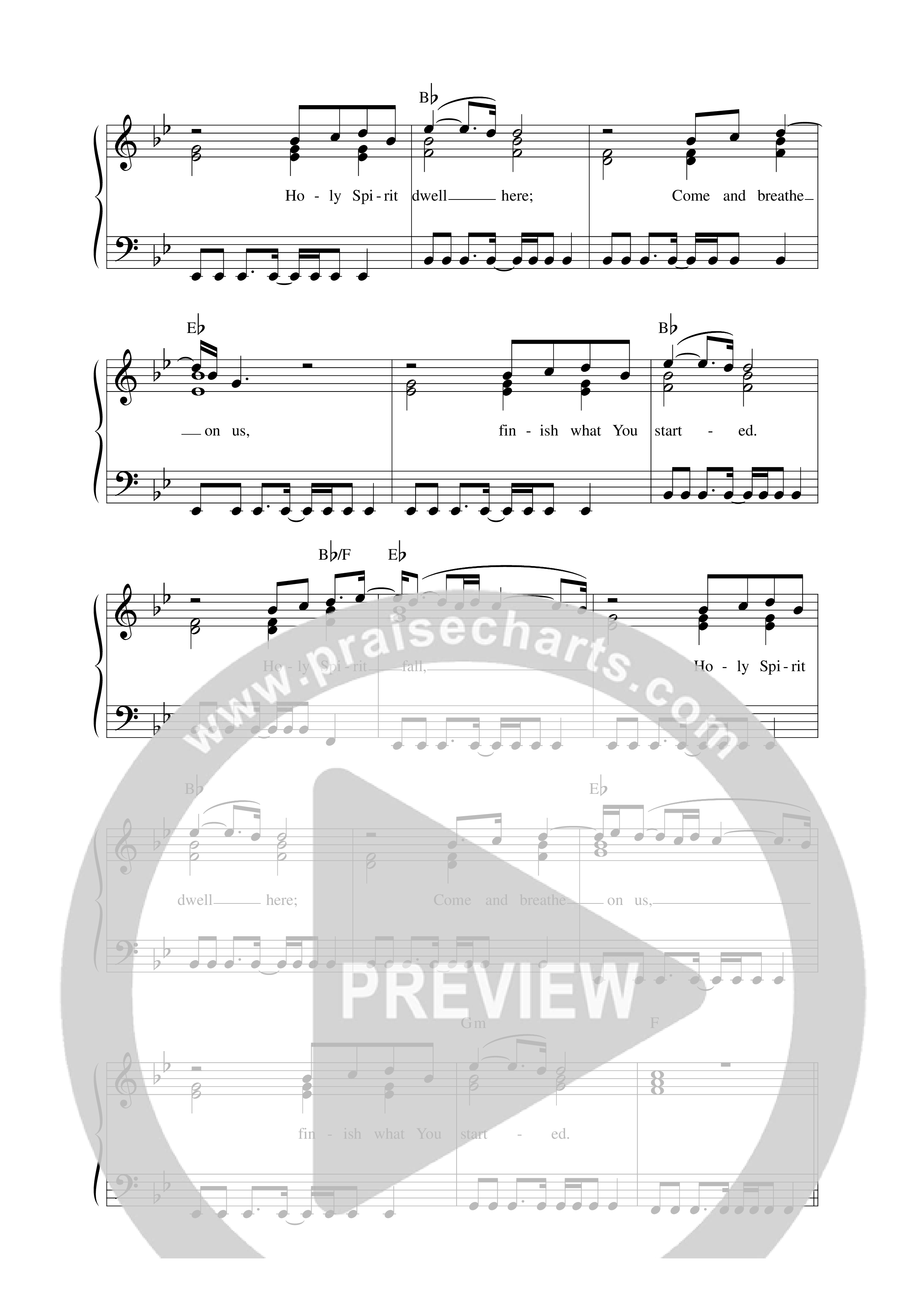 Dwell Here Lead Sheet Melody (Vineyard Worship)