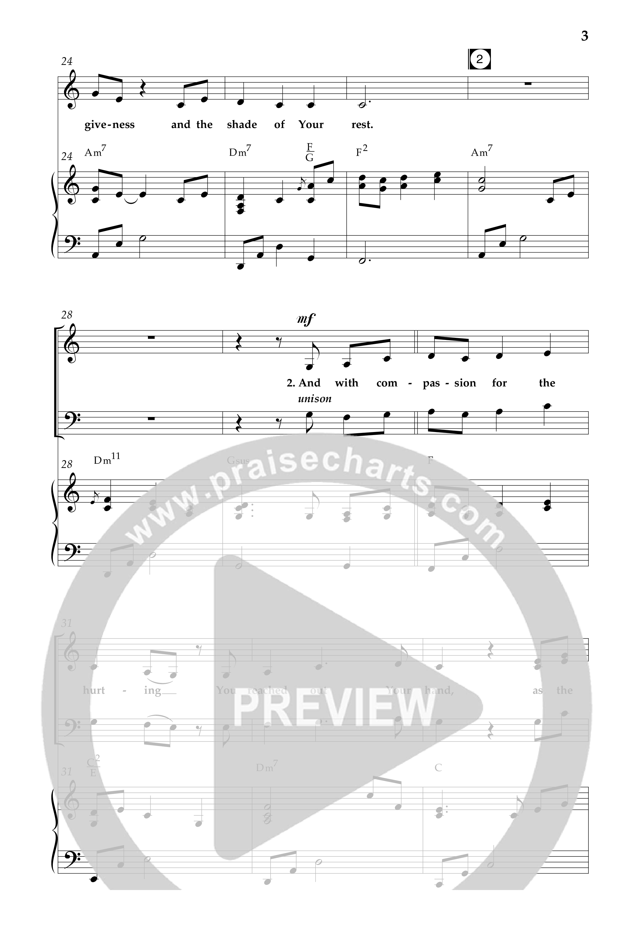 Compassion Hymn (with And Can It Be) (Choral Anthem SATB) Anthem (SATB/Piano) (Lifeway Choral / Arr. Dave Williamson)