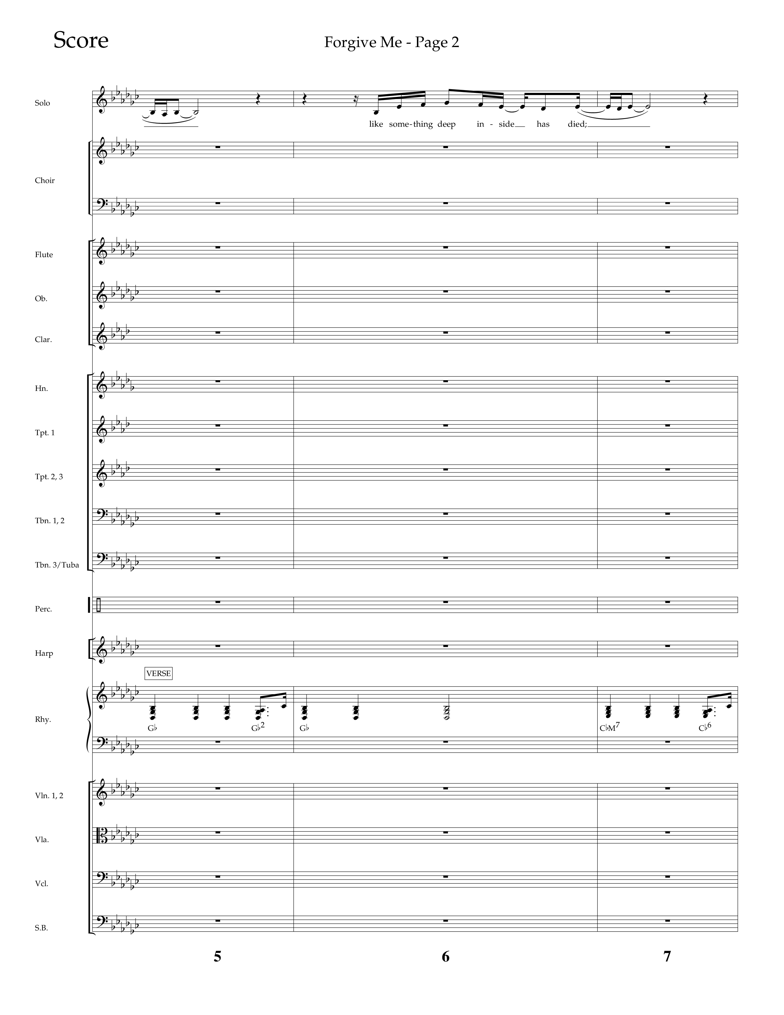 Forgive Me (Choral Anthem SATB) Conductor's Score (Lifeway Choral / Arr. Cliff Duren)