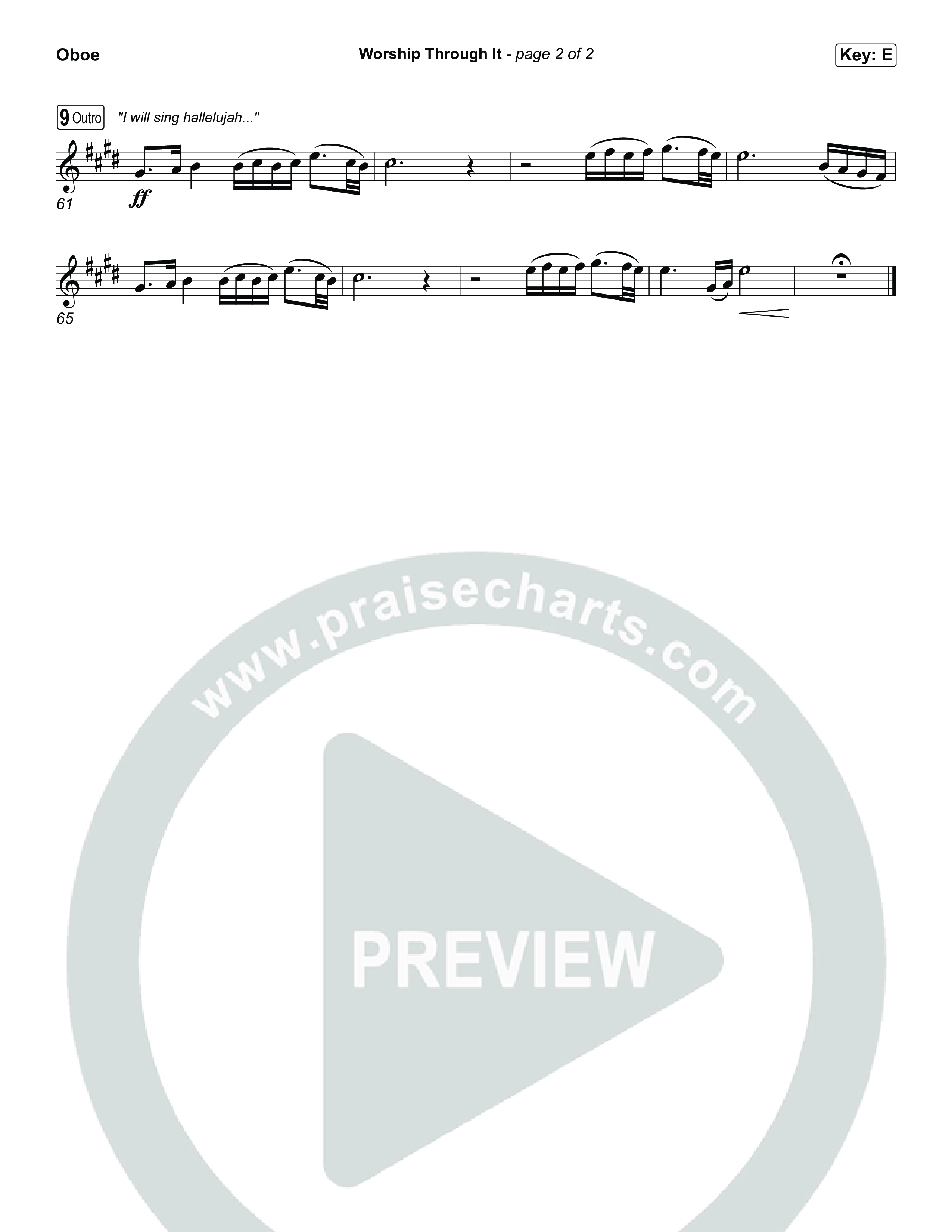 Worship Through It Oboe (Tasha Layton / Chris Brown)