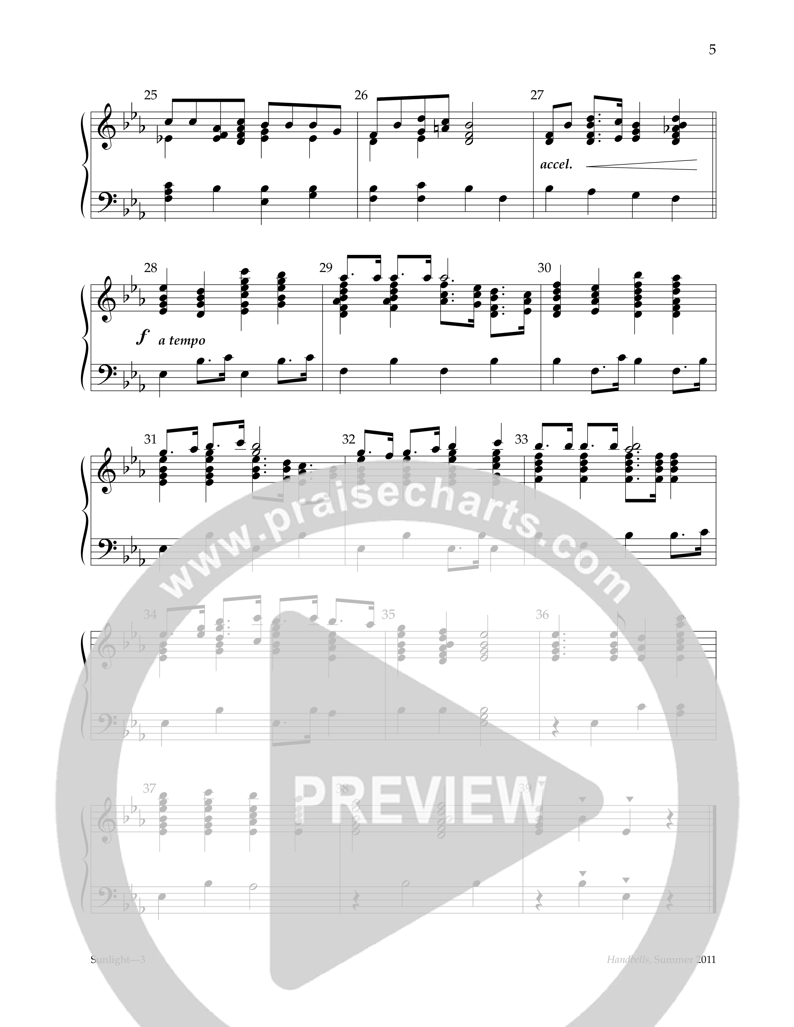 Sunlight (Handbells) Handbells (Lifeway Worship / Arr. Glenn Eernisse)