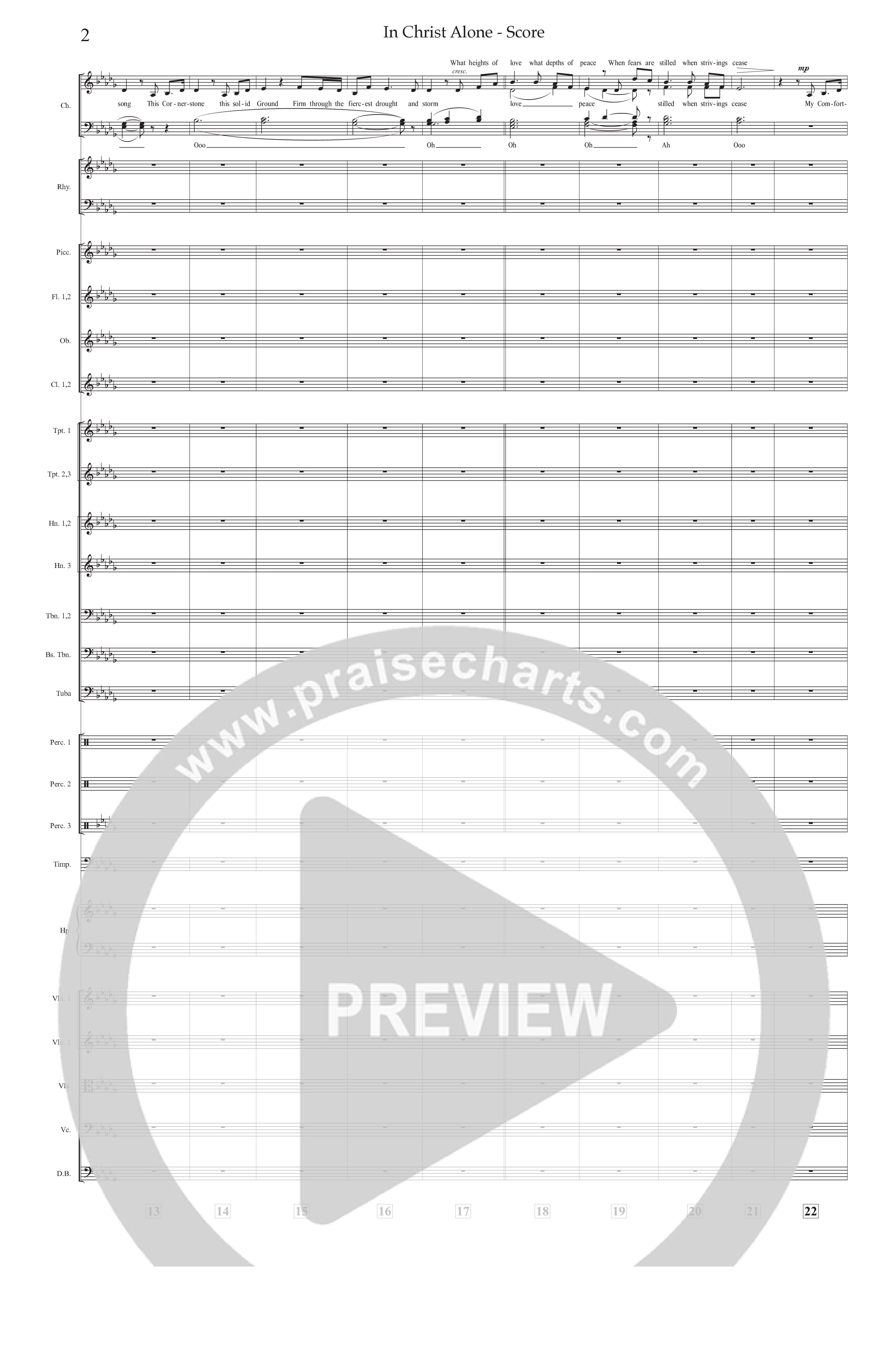In Christ Alone with You've Already Won (Choral Anthem SATB) Orchestration (Prestonwood Choir / Prestonwood Worship / Arr. Jonathan Walker)