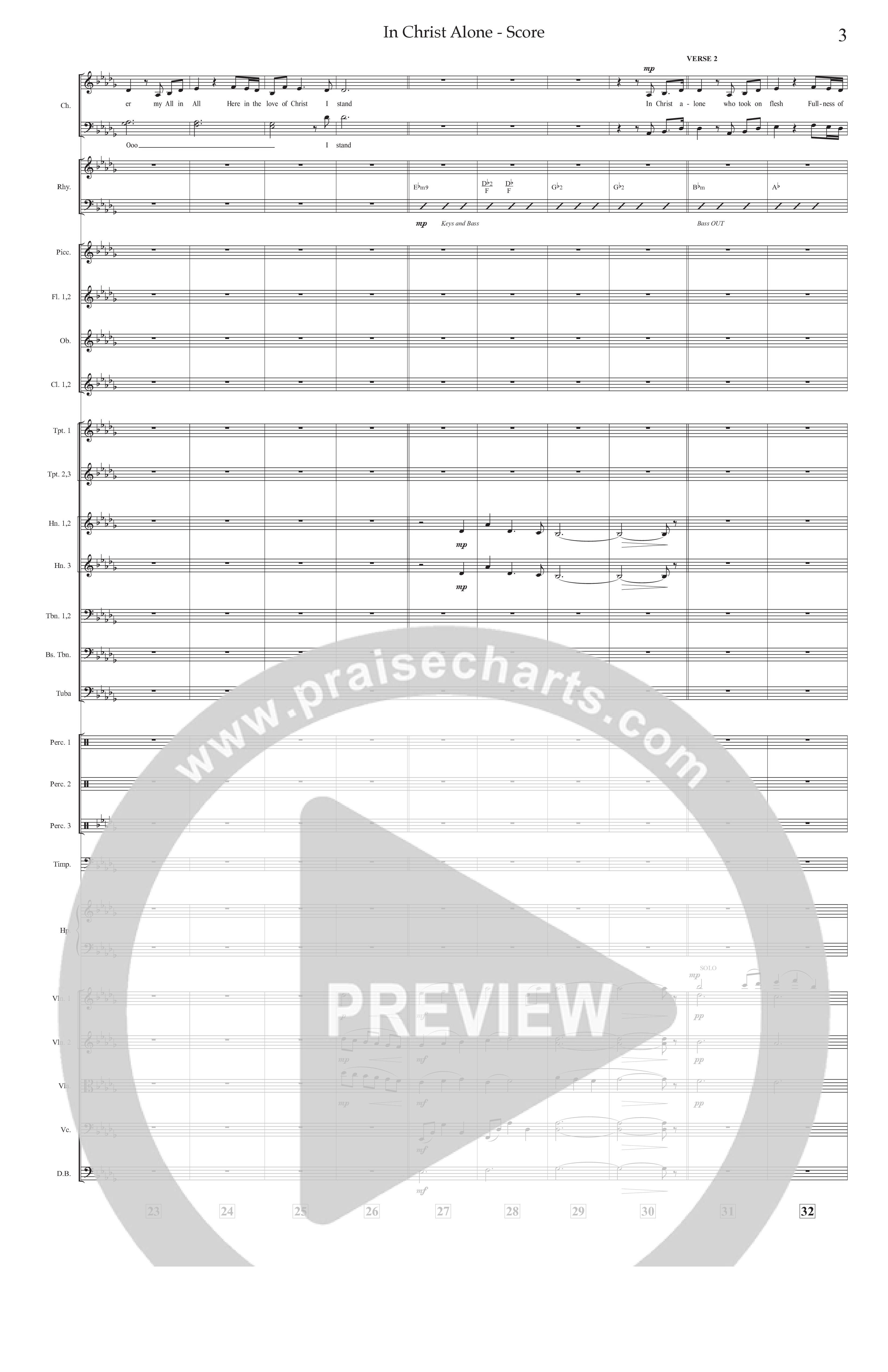 In Christ Alone with You've Already Won (Choral Anthem SATB) Conductor's Score (Prestonwood Choir / Prestonwood Worship / Arr. Jonathan Walker)