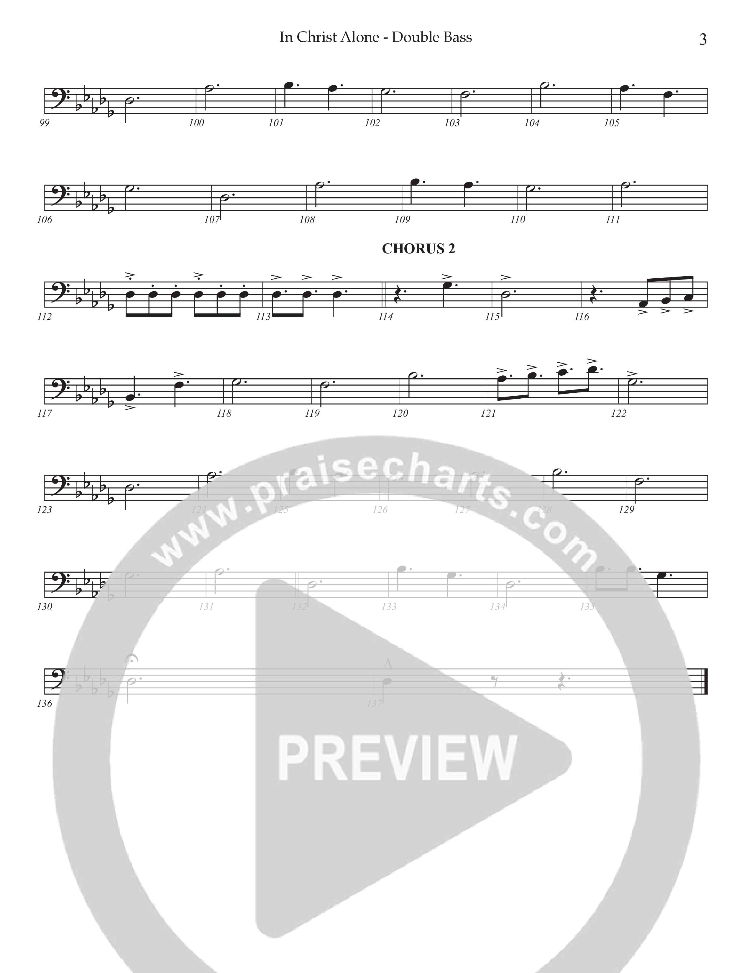 In Christ Alone with You've Already Won (Choral Anthem SATB) Double Bass (Prestonwood Choir / Prestonwood Worship / Arr. Jonathan Walker)