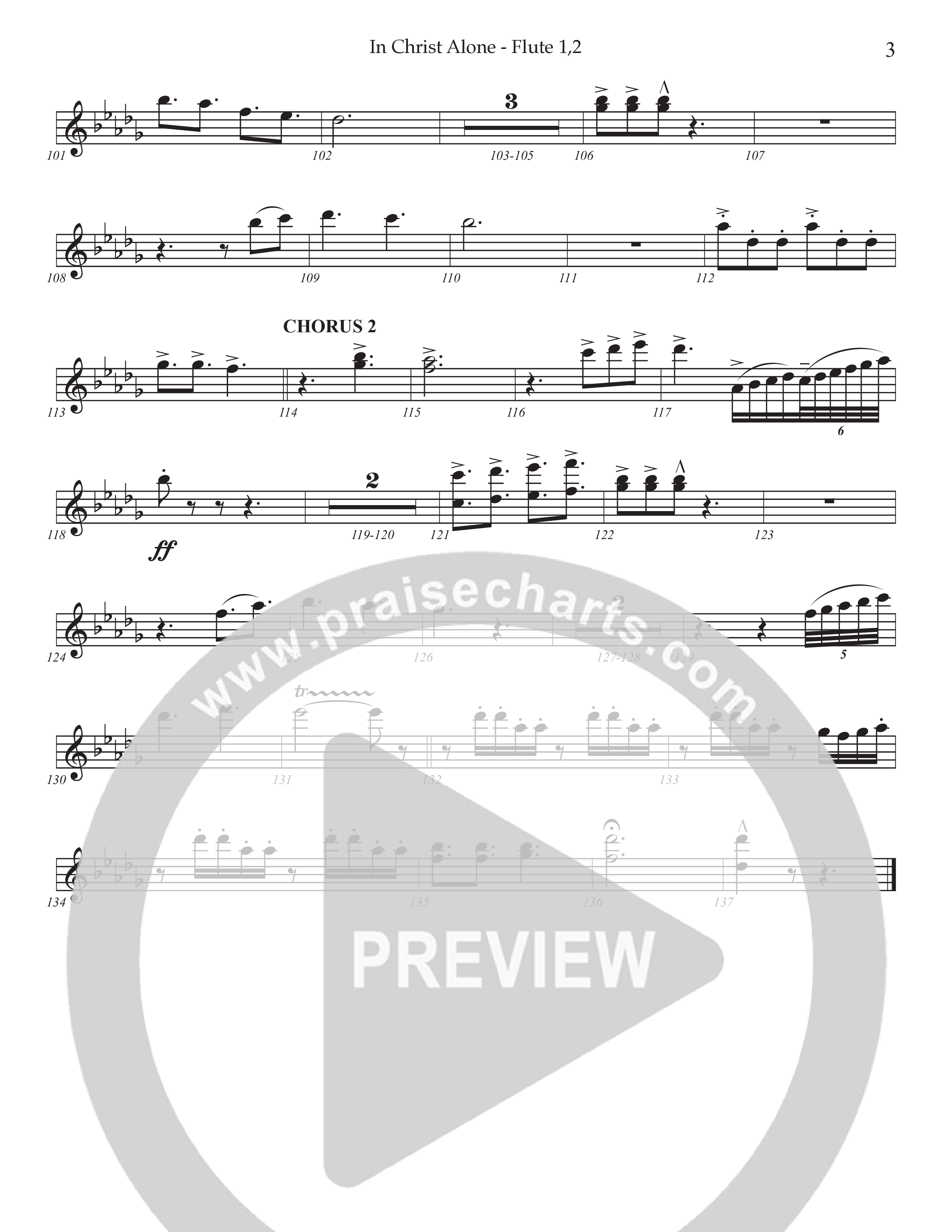 In Christ Alone with You've Already Won (Choral Anthem SATB) Flute 1/2 (Prestonwood Choir / Prestonwood Worship / Arr. Jonathan Walker)