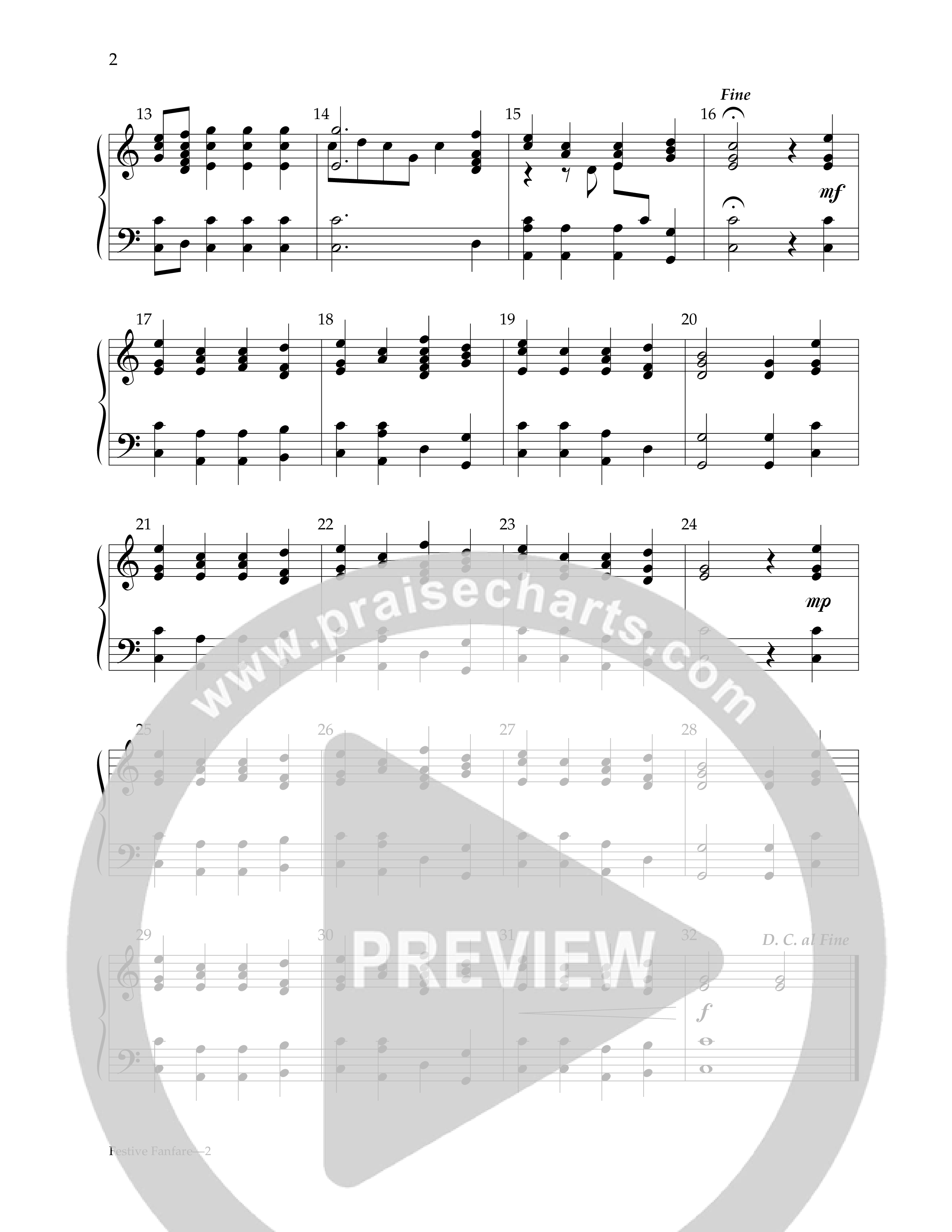 Festive Fanfare (Handbells) Handbells (Lifeway Worship / Arr. Dean Wagner)