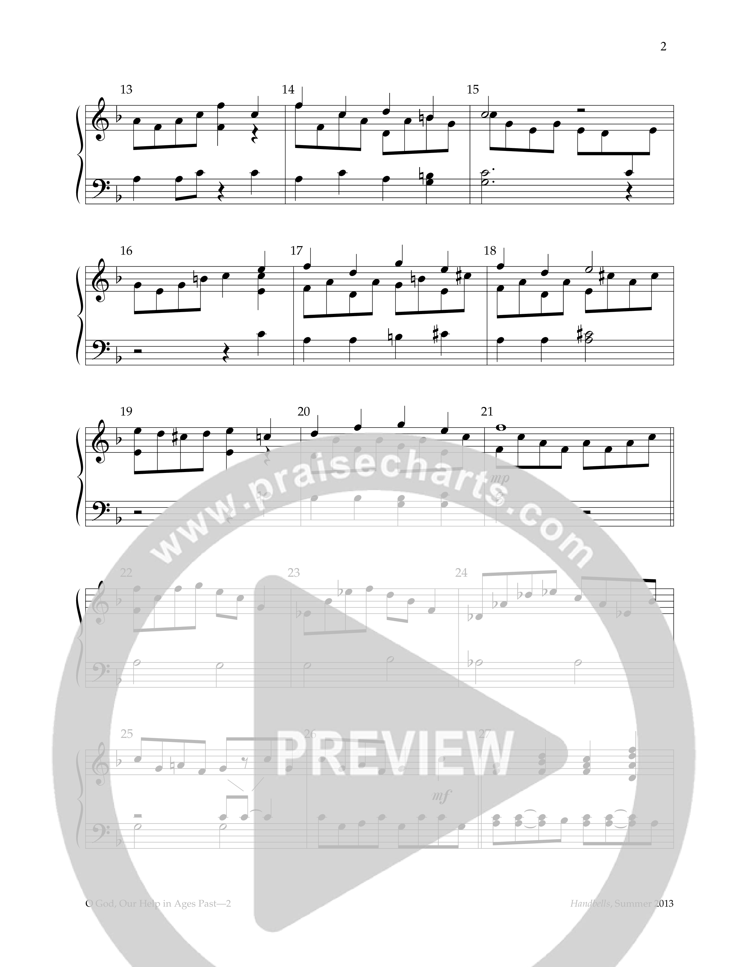 O God, Our Help In Ages Past Handbells (Lifeway Worship / Arr. Bobby Huguley)