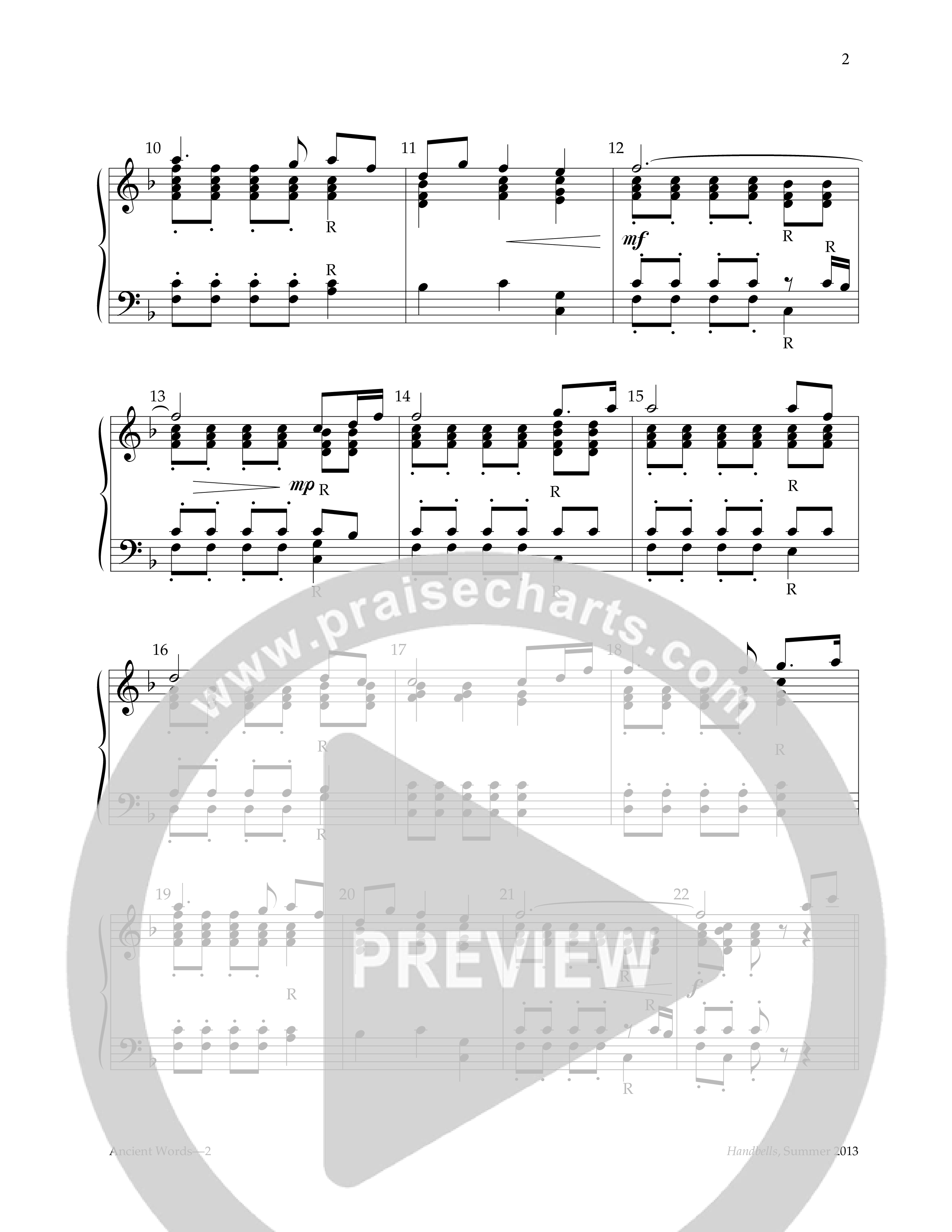 Ancient Words (Handbells) Handbells (Lifeway Worship / Arr. Glenn Eernisse)