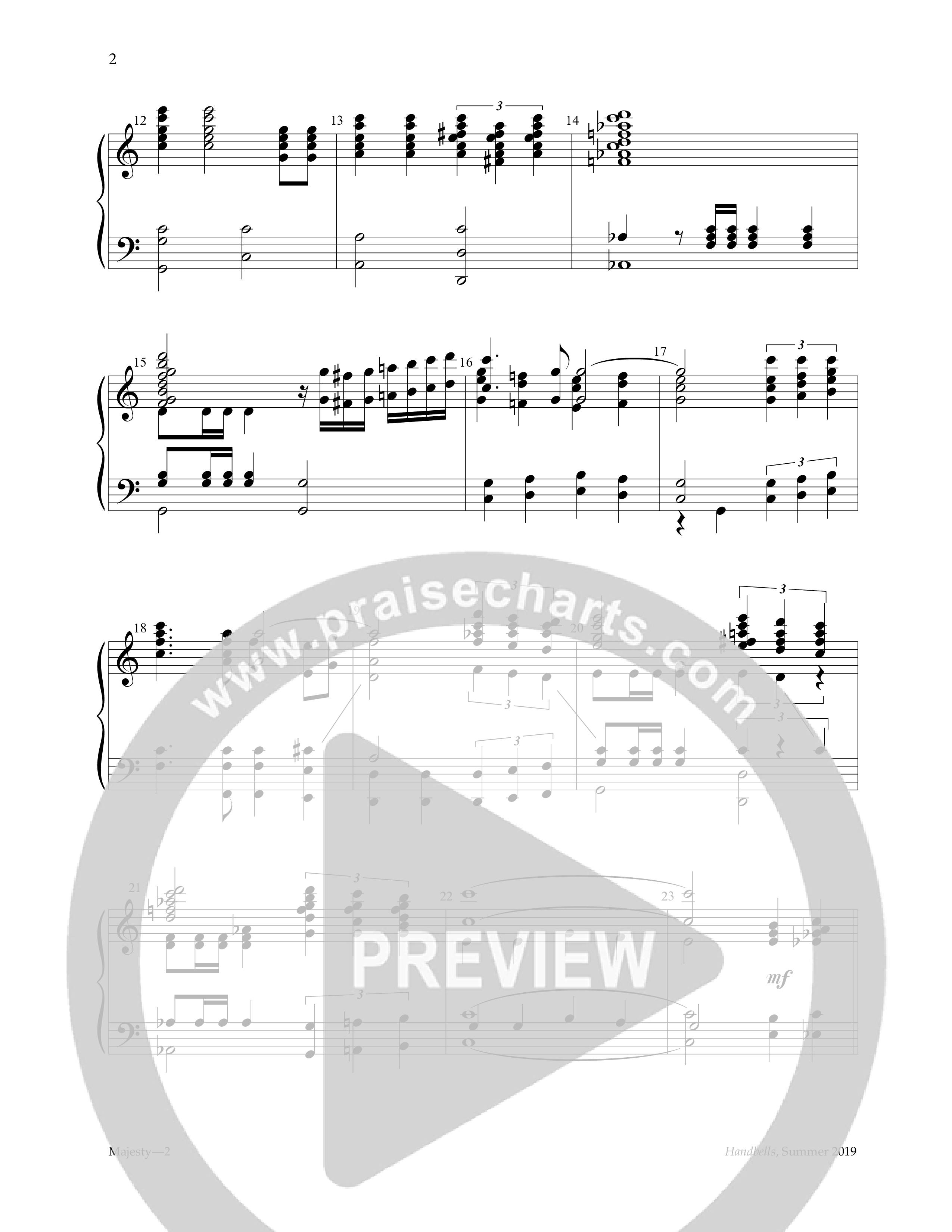 Majesty (Handbells) Handbells (Lifeway Worship / Arr. Carl Seal)