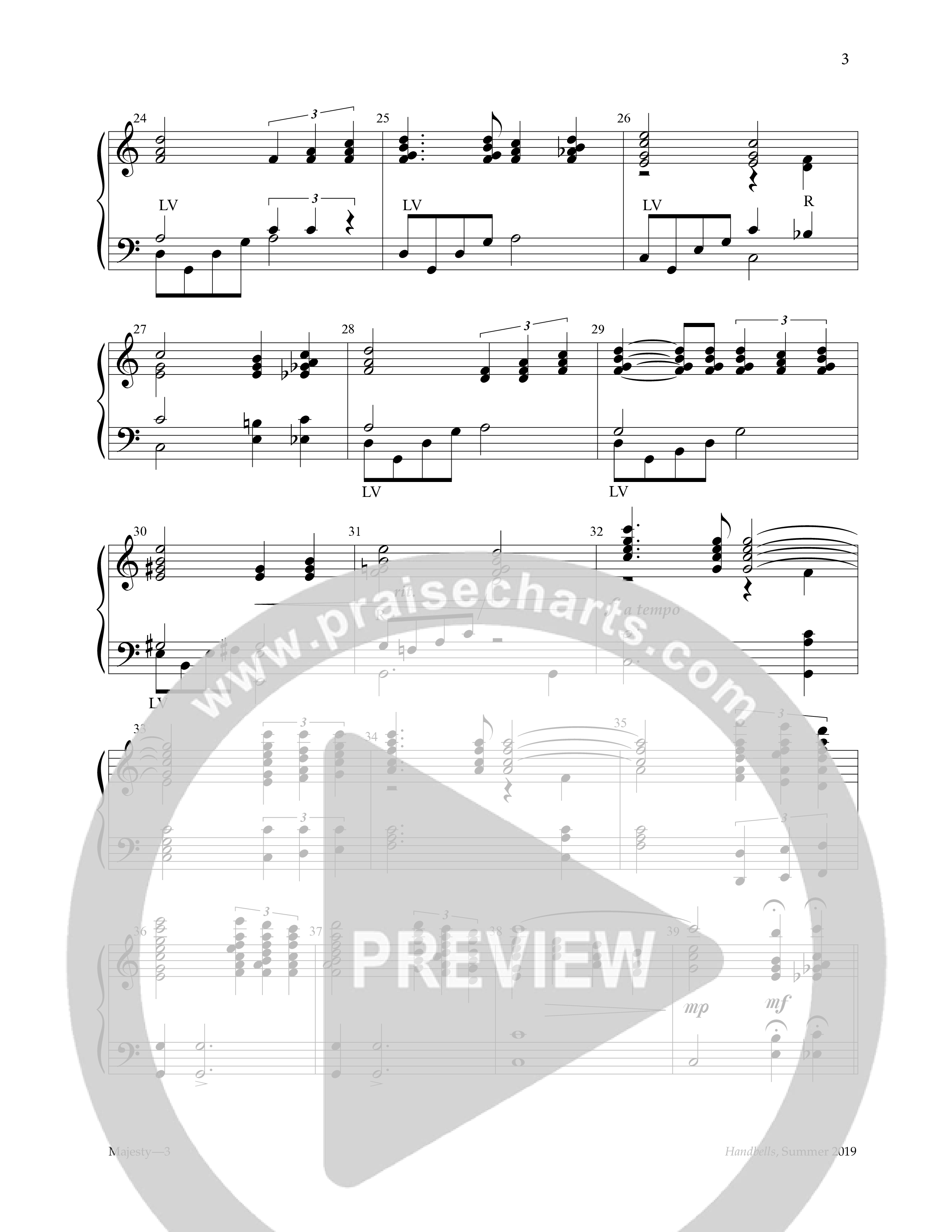 Majesty (Handbells) Handbells (Lifeway Worship / Arr. Carl Seal)