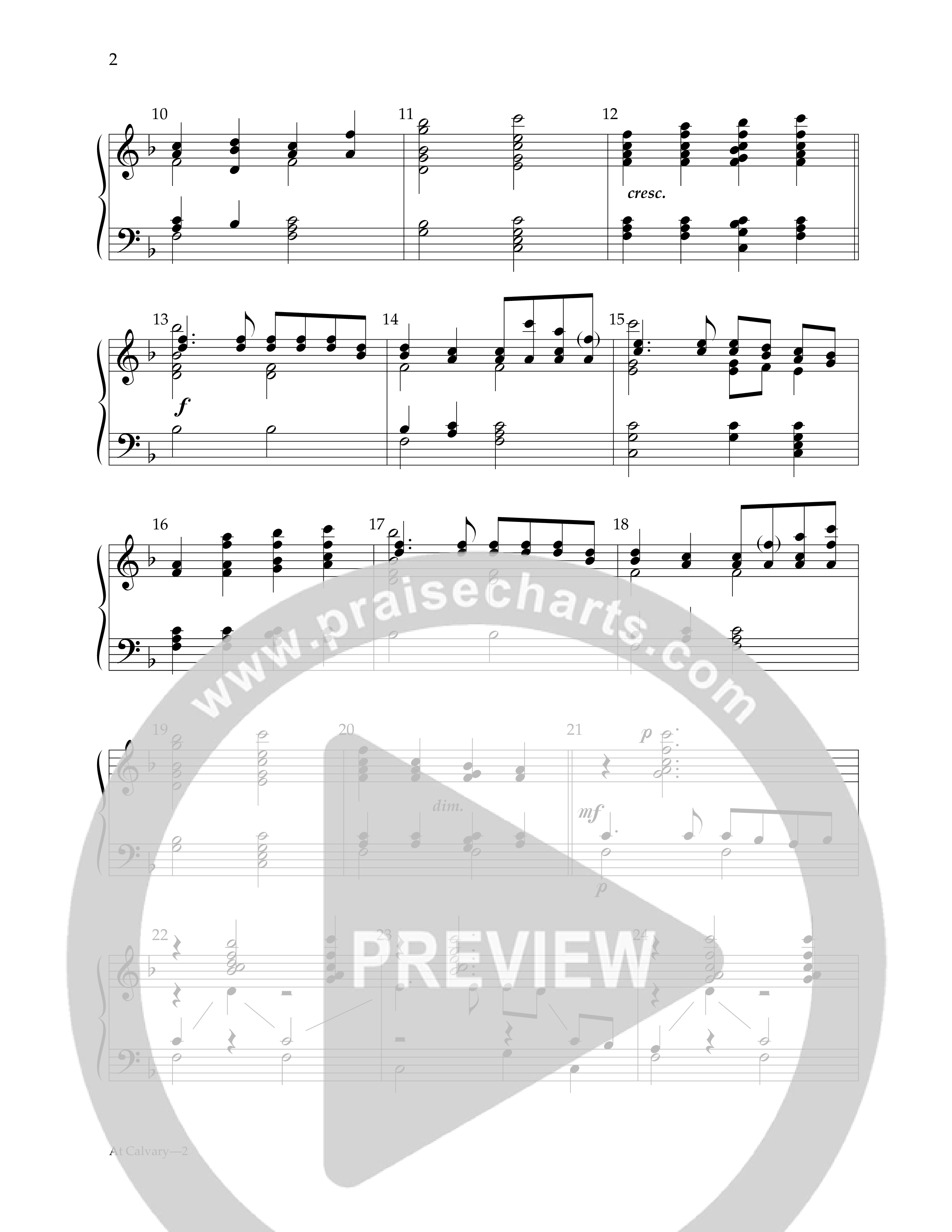 At Calvary (Handbells) Handbells (Lifeway Worship / Arr. Paul McFarland)