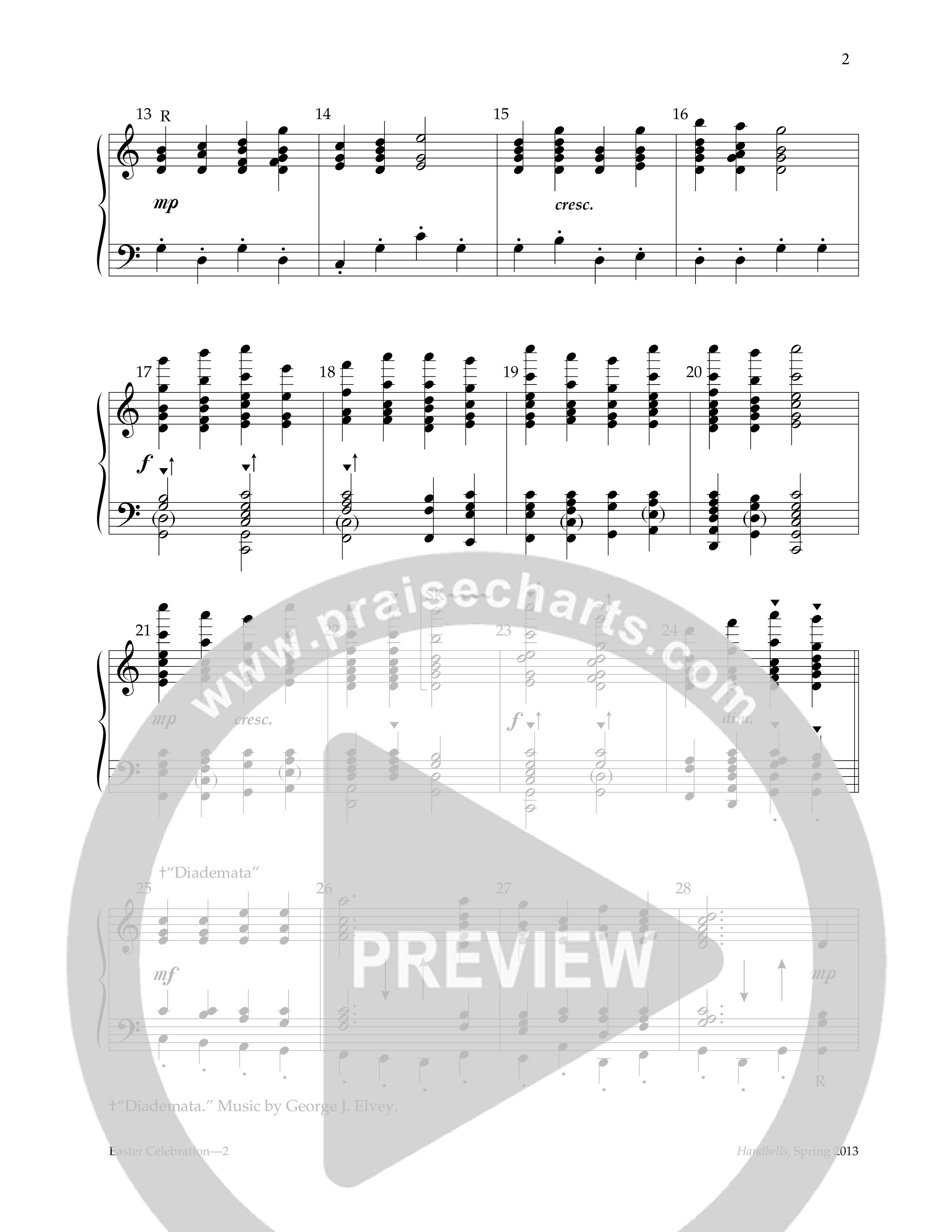 Easter Celebration (Handbells) Handbells (Lifeway Worship / Arr. Paul McFarland)